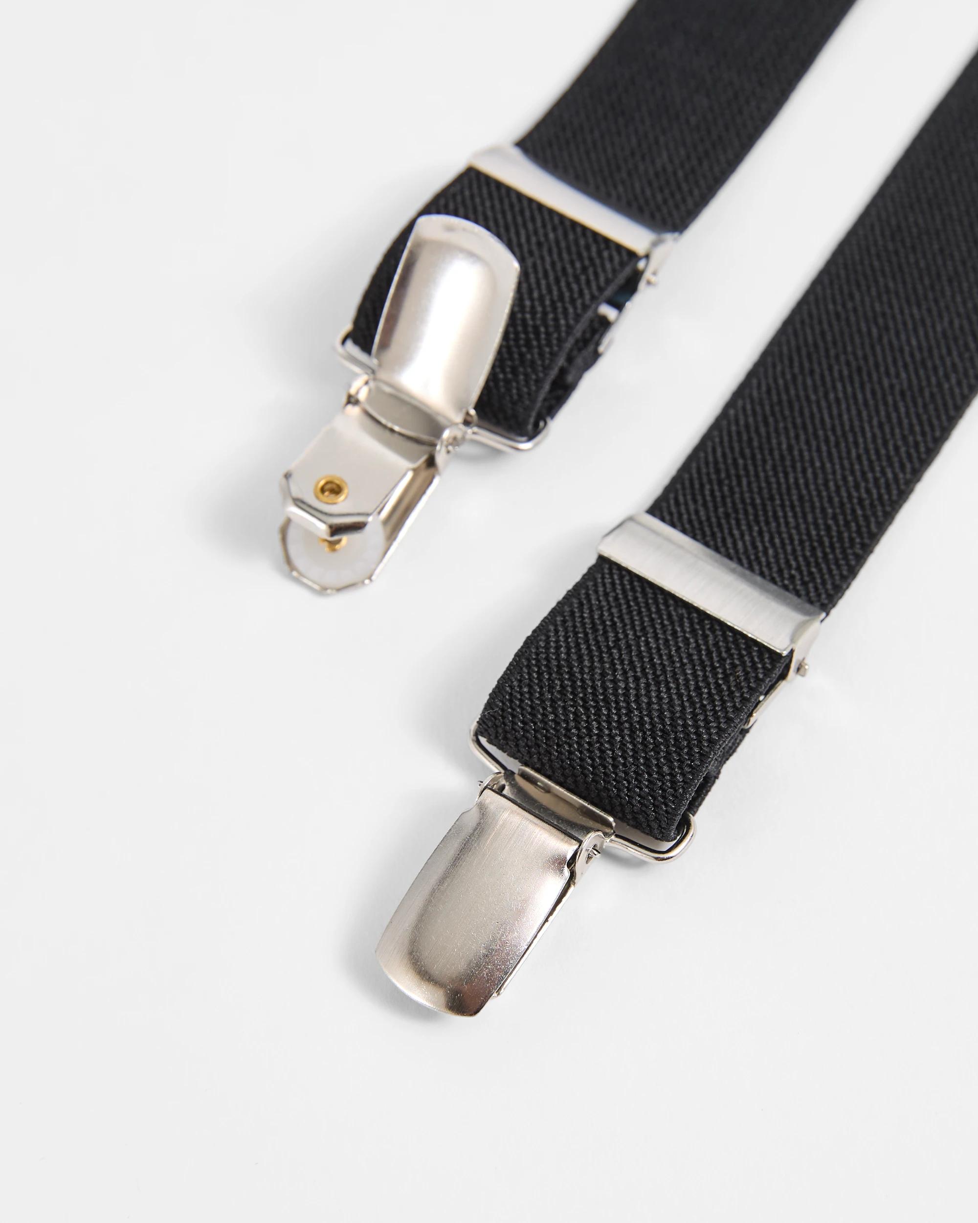 2 Target Man Clip-On Braces BLACK, 2 of 3
