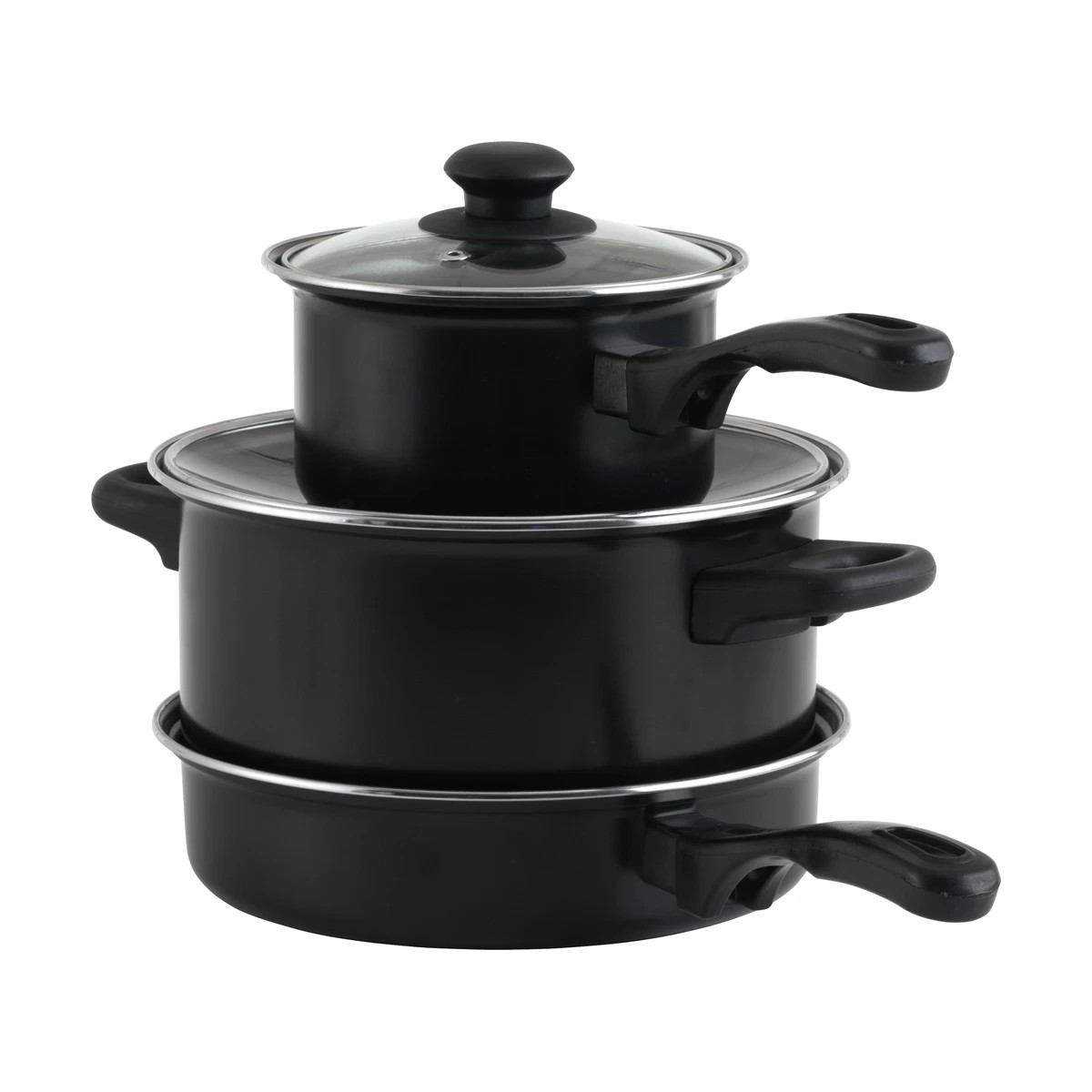 2 3 Piece Non-Stick Carbon Steel Cookware Set, 2 of 3