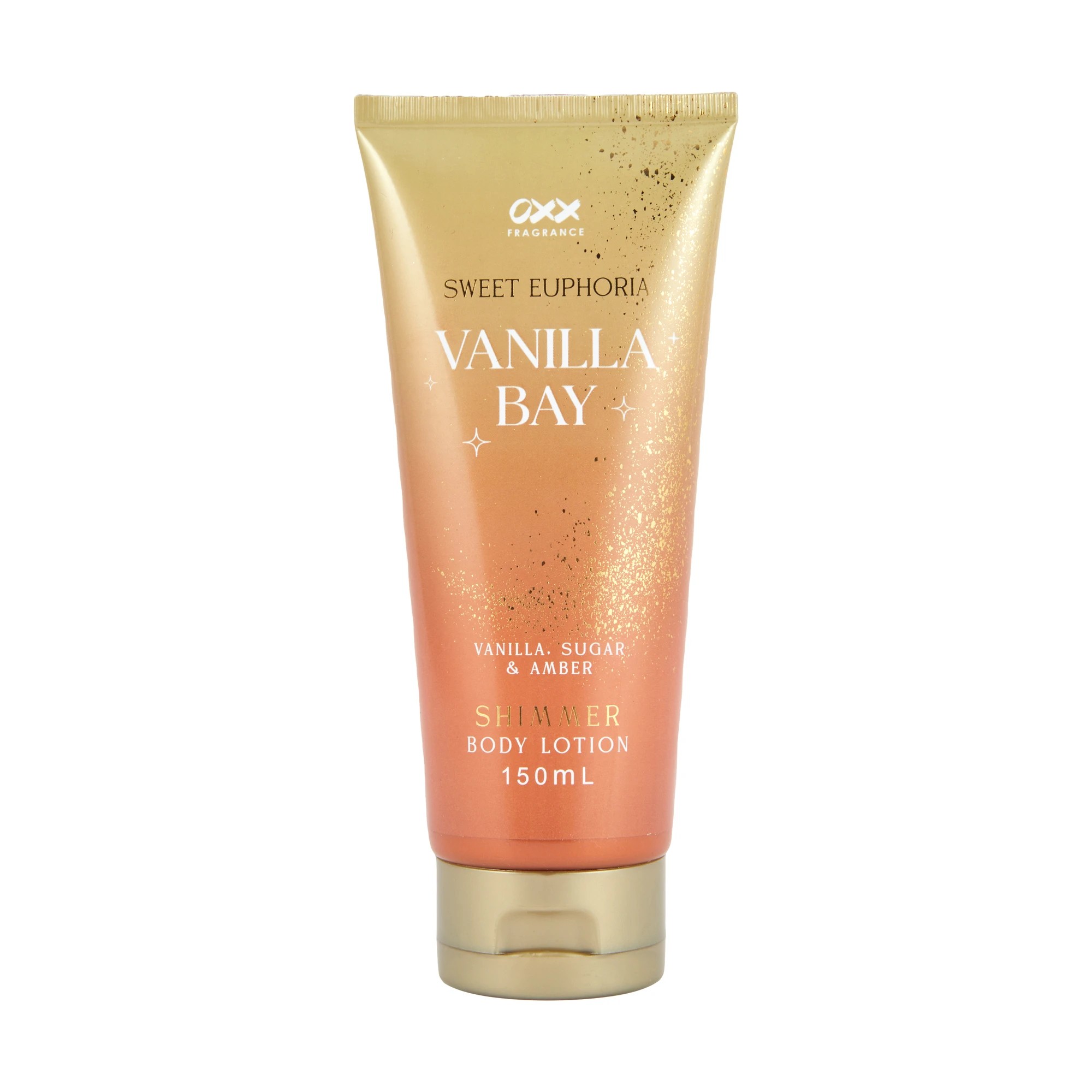 1 OXX Fragrance Sweet Euphoria Vanilla Bay Shimmer Body Lotion 150ml - Vanilla, Sugar and Amber, 1 of 3
