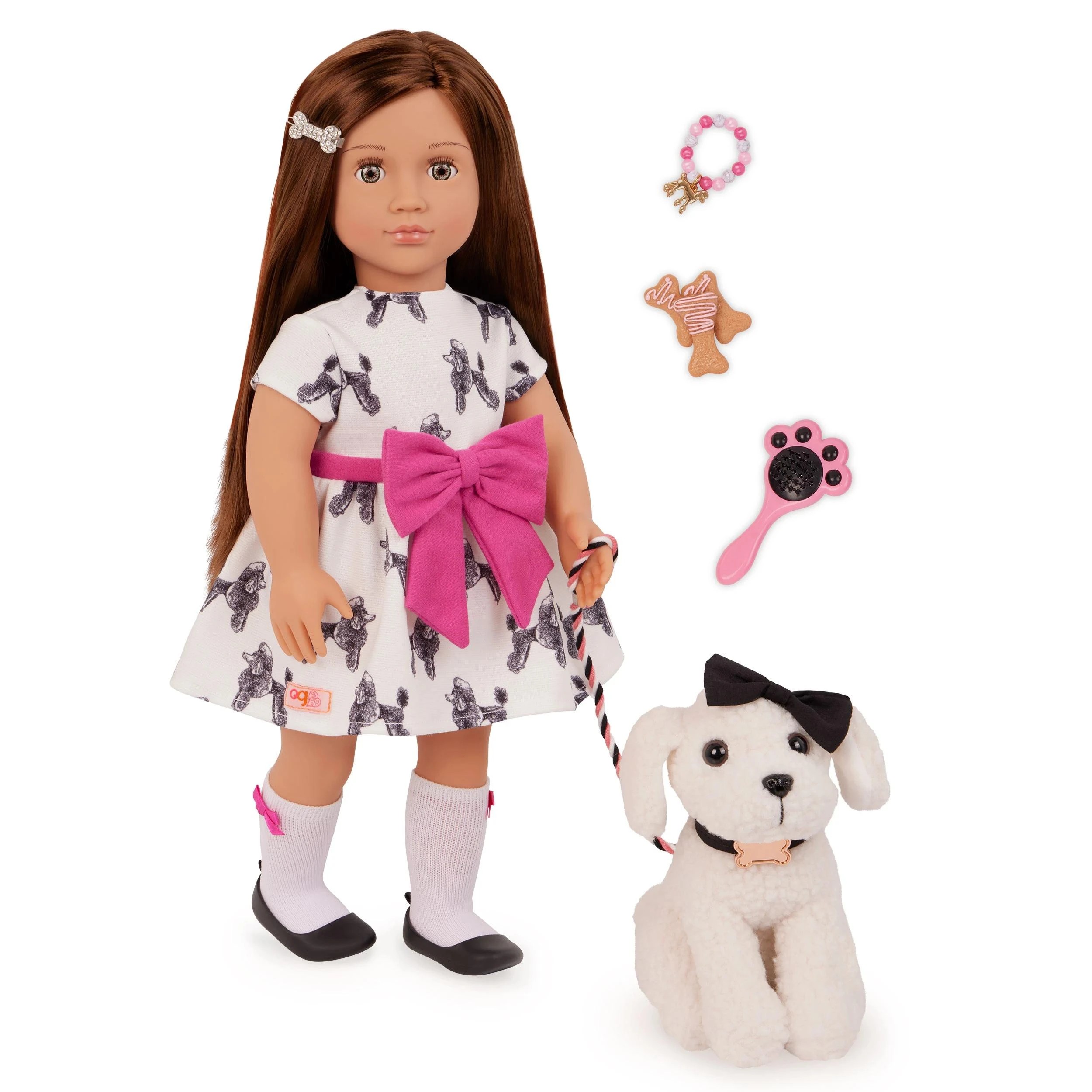 1 Our Generation 18in. Doll Gemma & Pup Gigi - Multi, 1 of 4