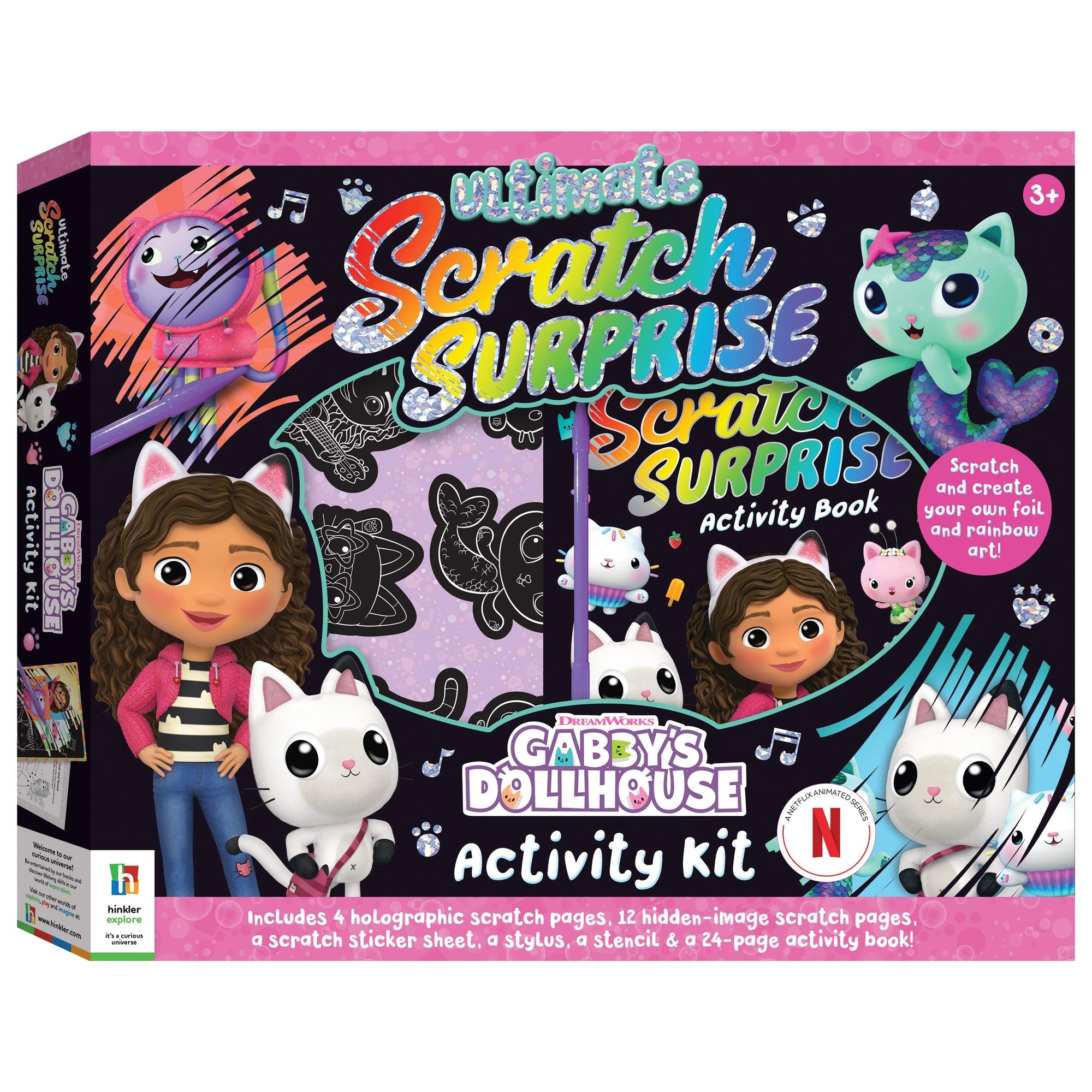 1 DreamWorks Gabby's Dollhouse Ultimate Scratch Surprise Activity Kit - Book, 1 of 8