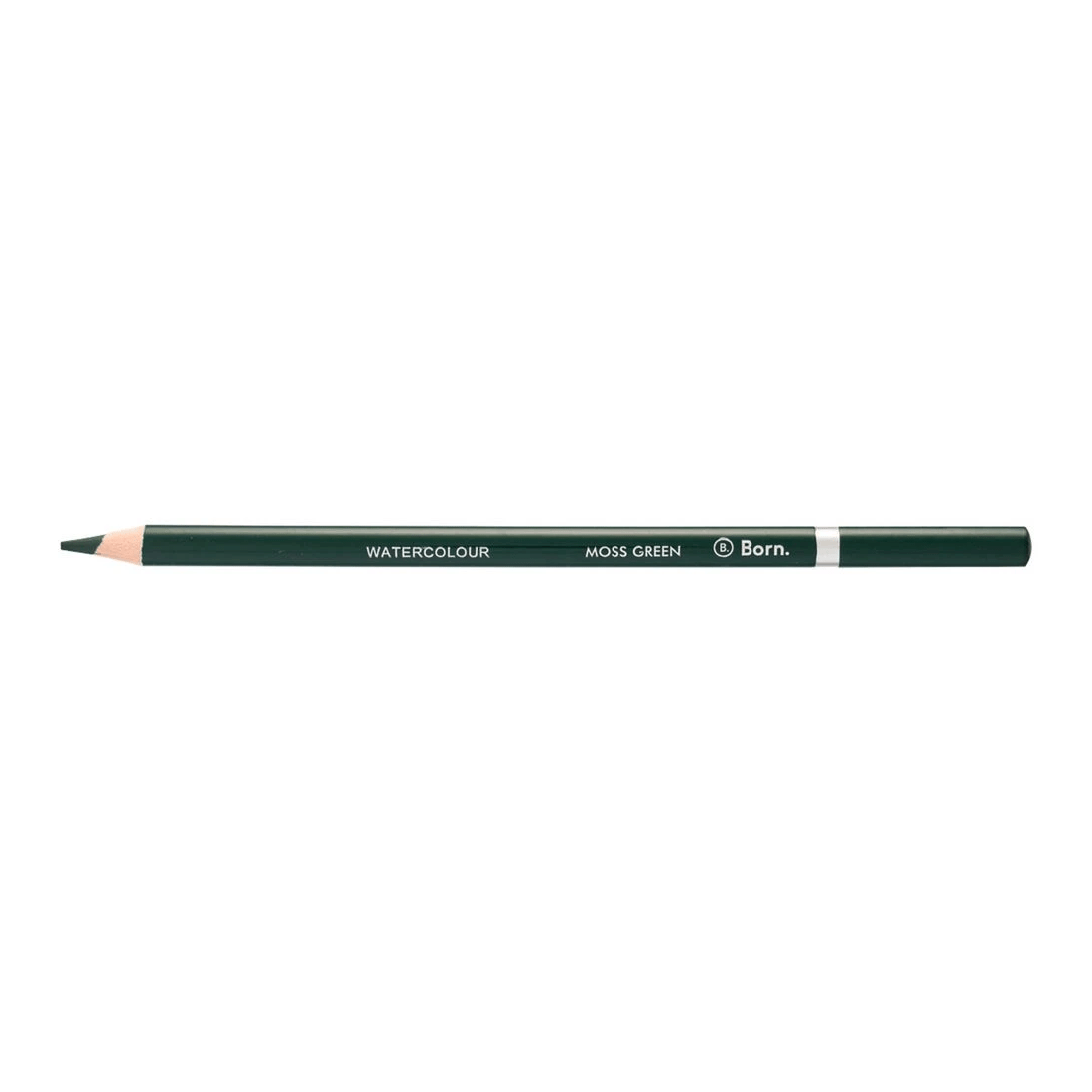 1 Born Premium Watercolour Pencil Moss Green, 1 of 3