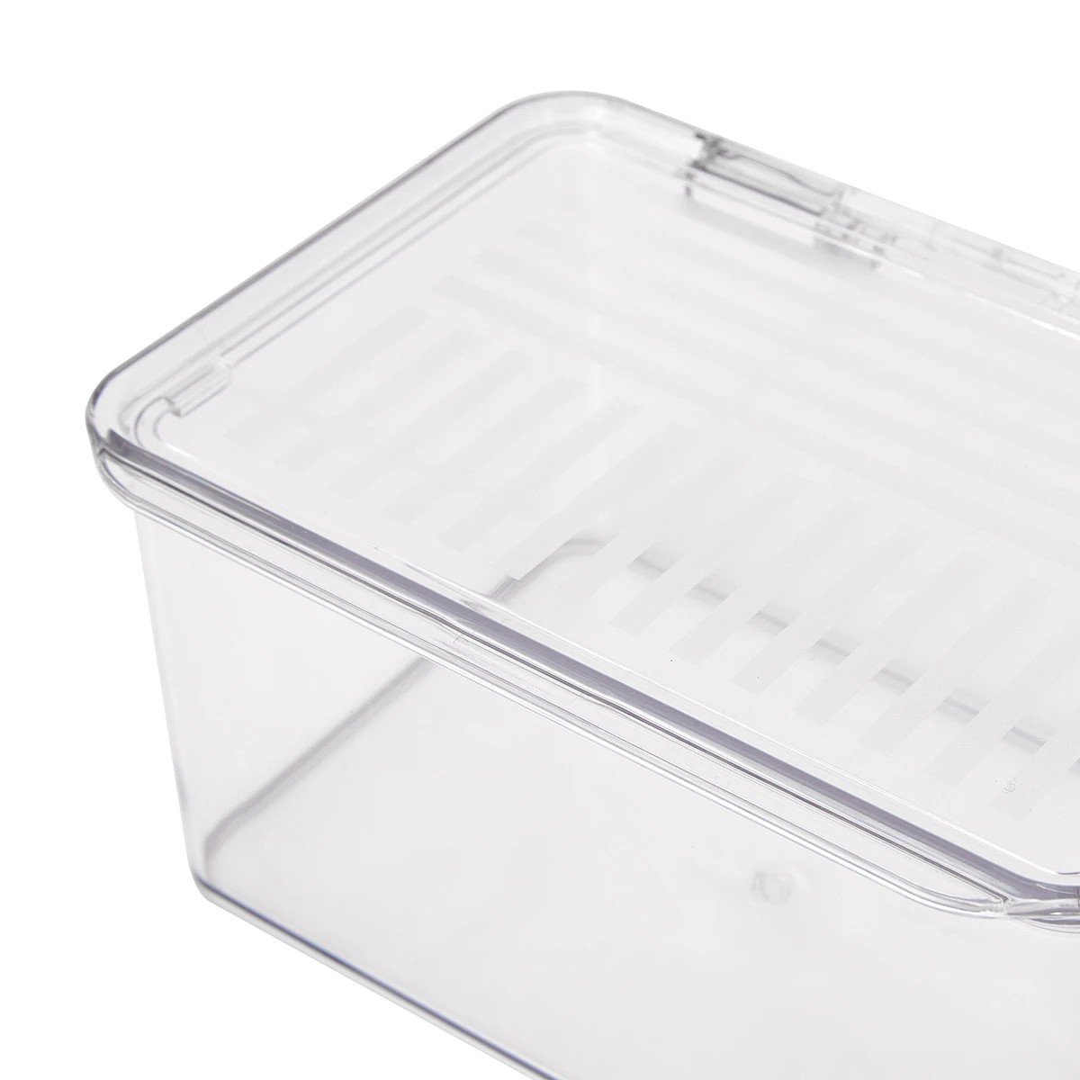 4 Clear Short Square Container with Lid, 4 of 6