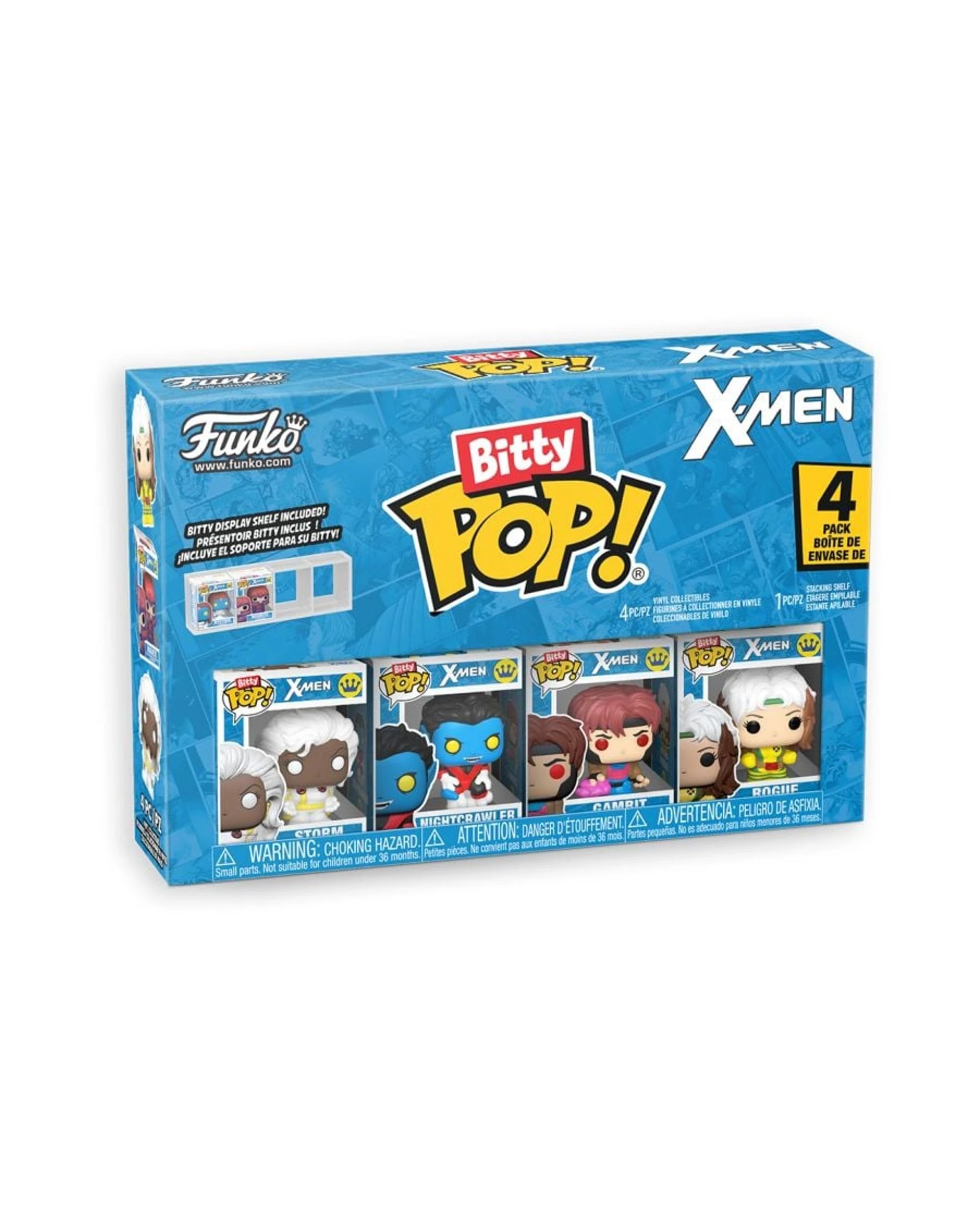 3 Marvel X-Men Gambit Bitty POP! Funko POP! Vinyl 4 Pack, 3 of 4