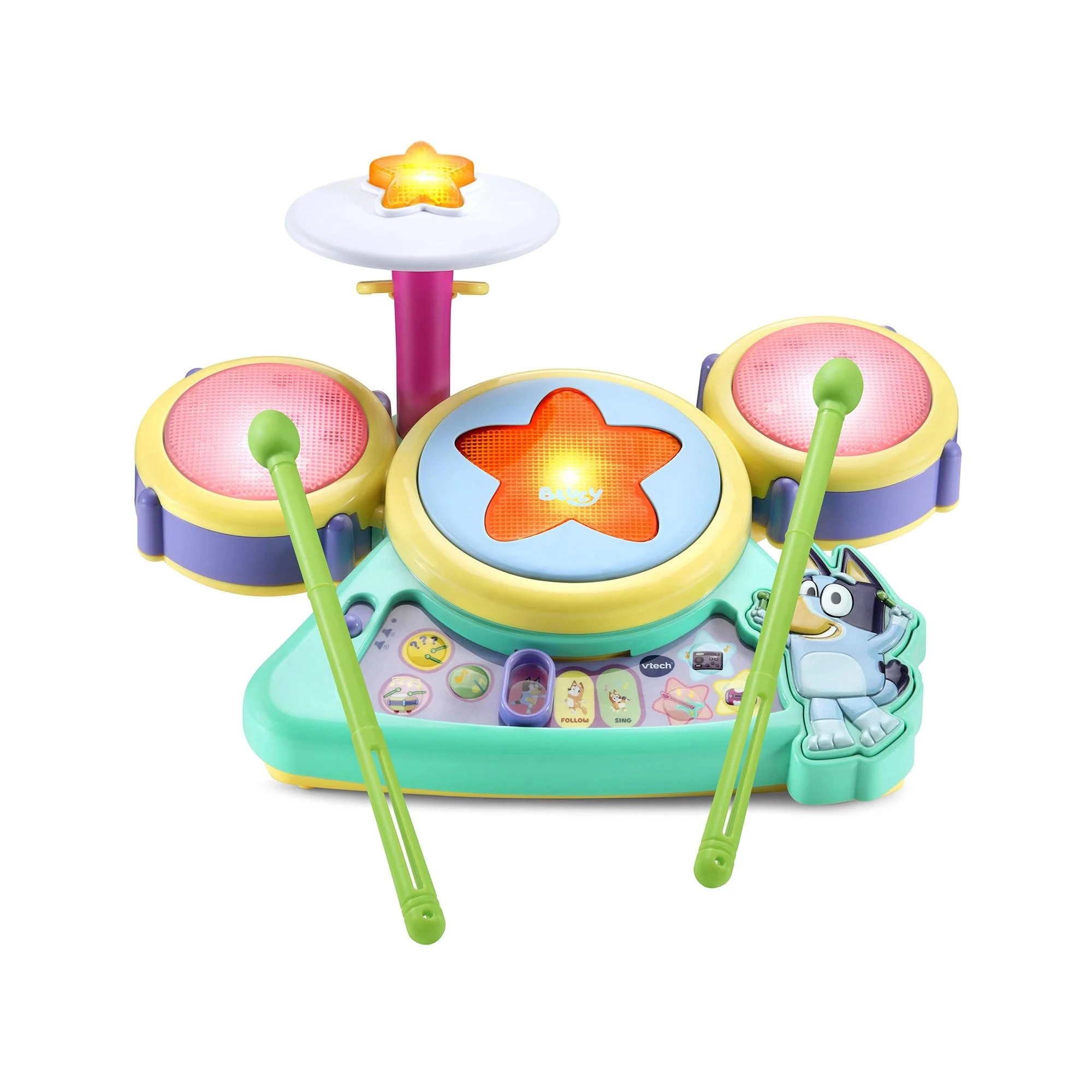 2 VTech Bluey Hooray Drum Set - Multi, 2 of 7