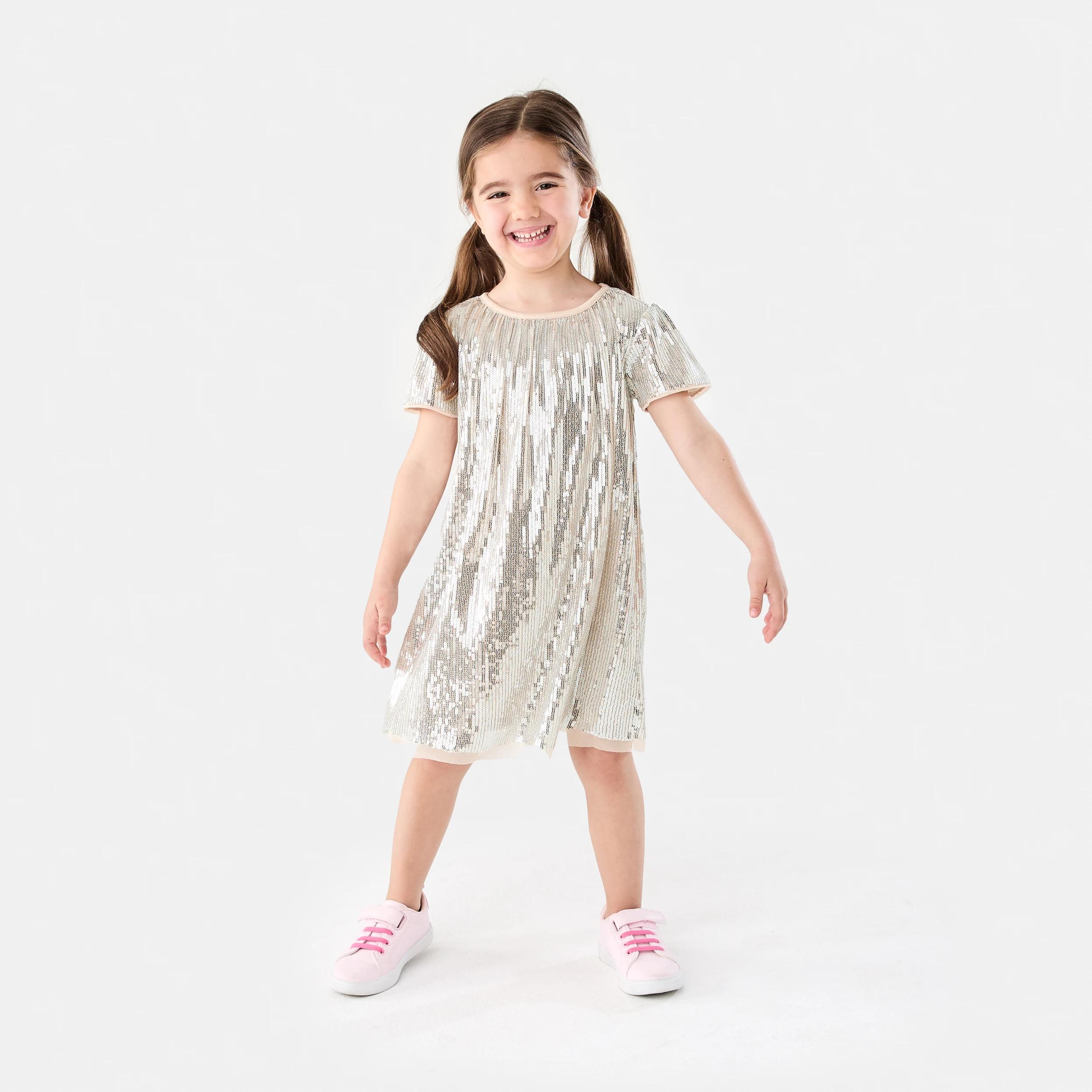7 Sequin Party Dress Goldsequin, 7 of 8