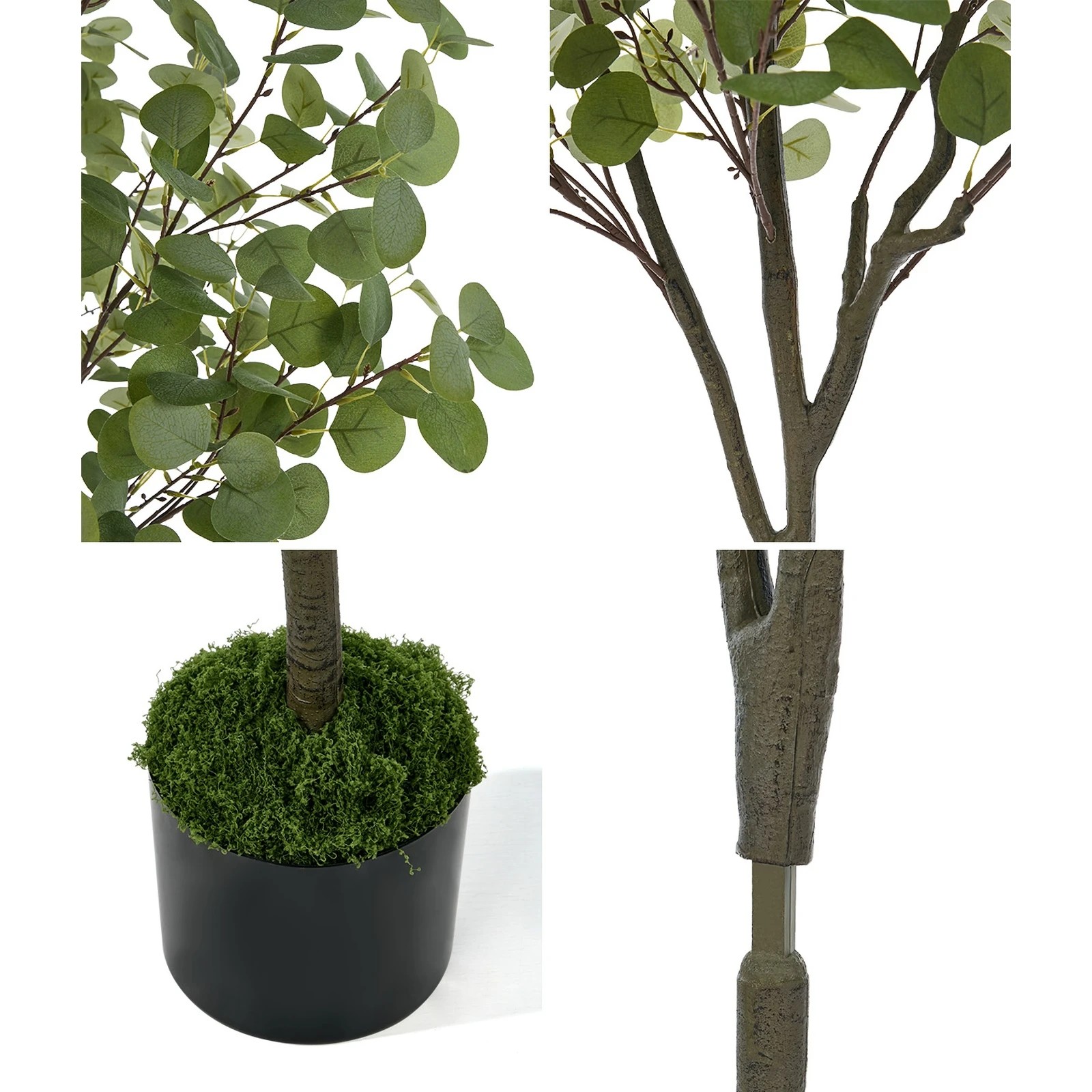 5 Livsip 2x Artificial Eucalyptus Tree 180cm Potted Faux Plant Outdoor Home Decor, 5 of 8
