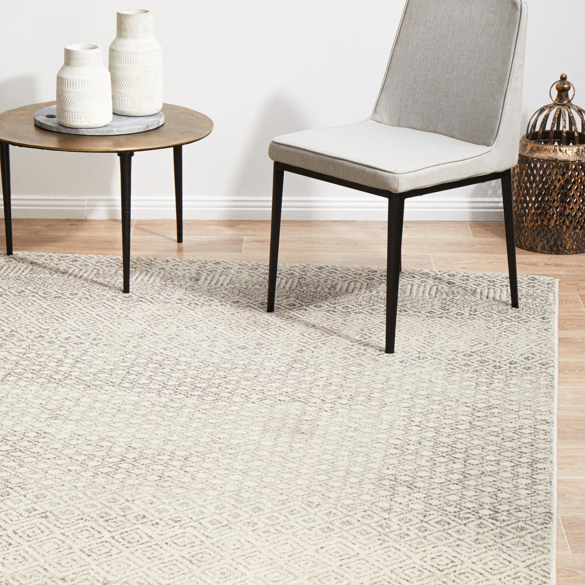 4 Common Ground Rugs Encore 265 330x240cm - Extra Large Floor Rug - Silver, 4 of 9