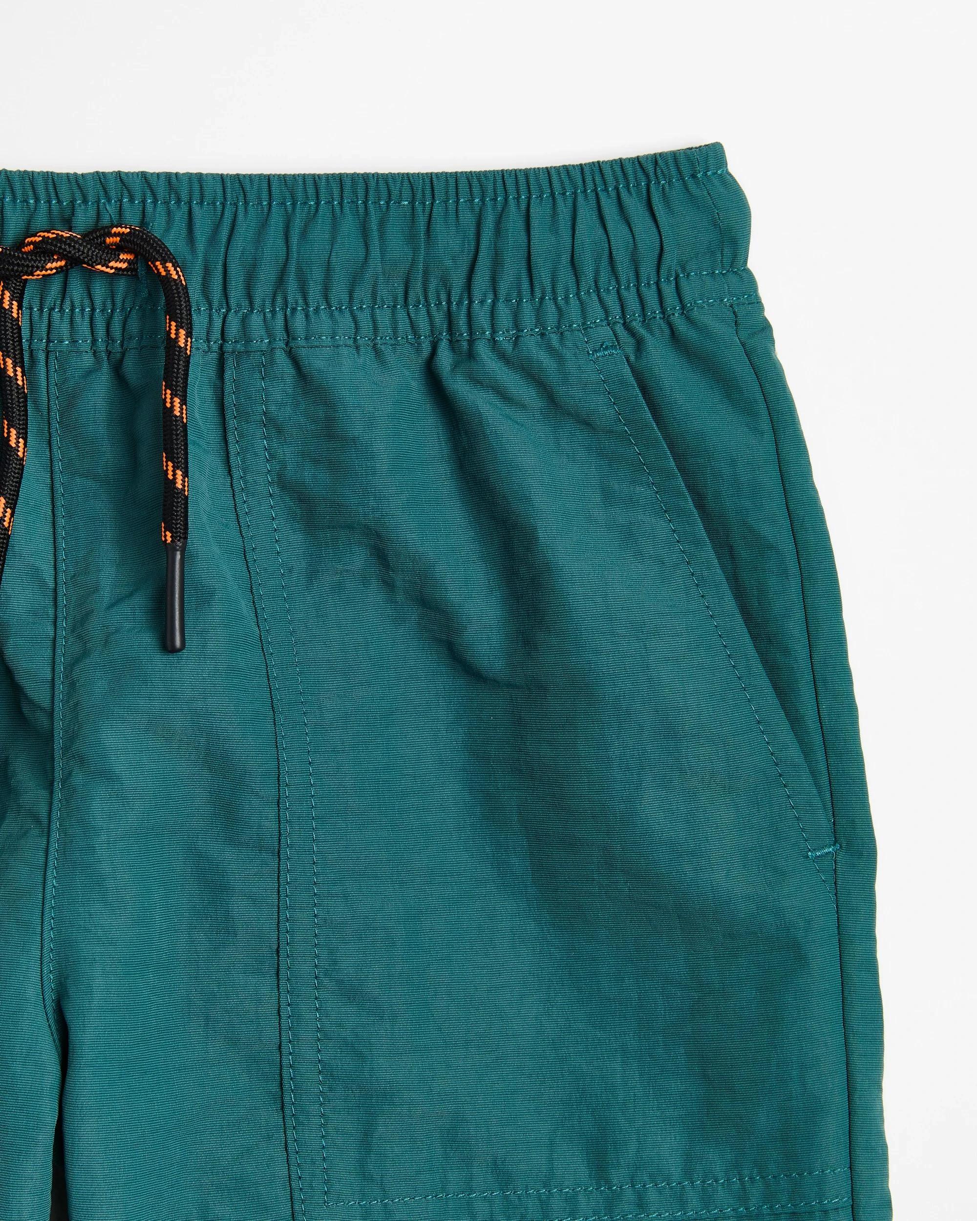 2 Target Nylon Volley Shorts TEAL, 2 of 3