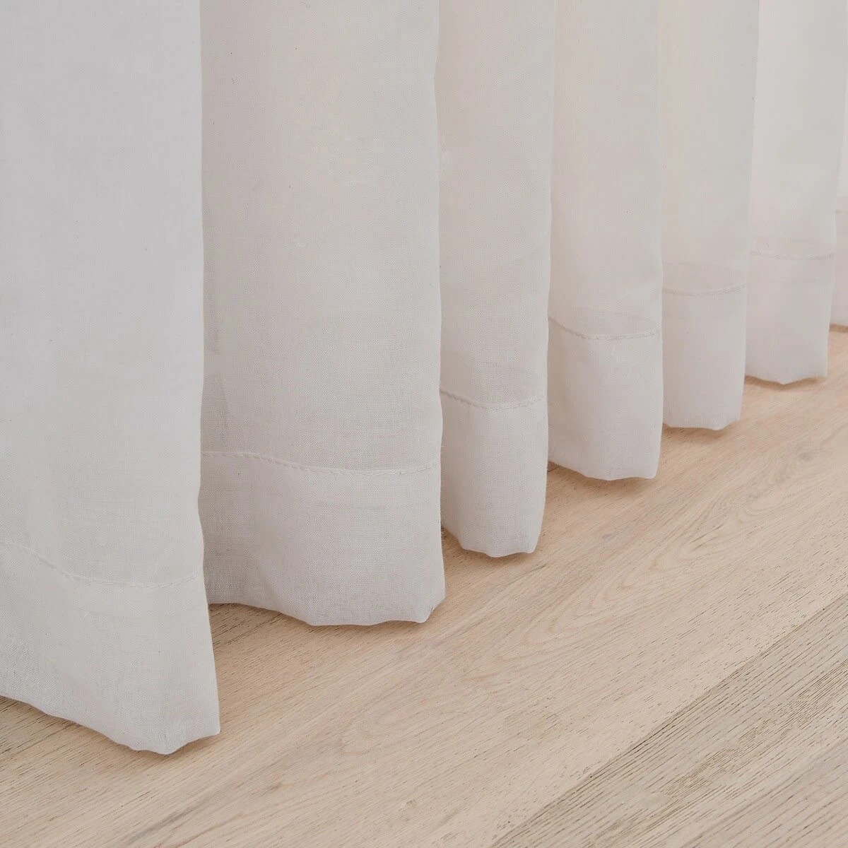 5 Sicily Wide Curtain - Natural, 5 of 5