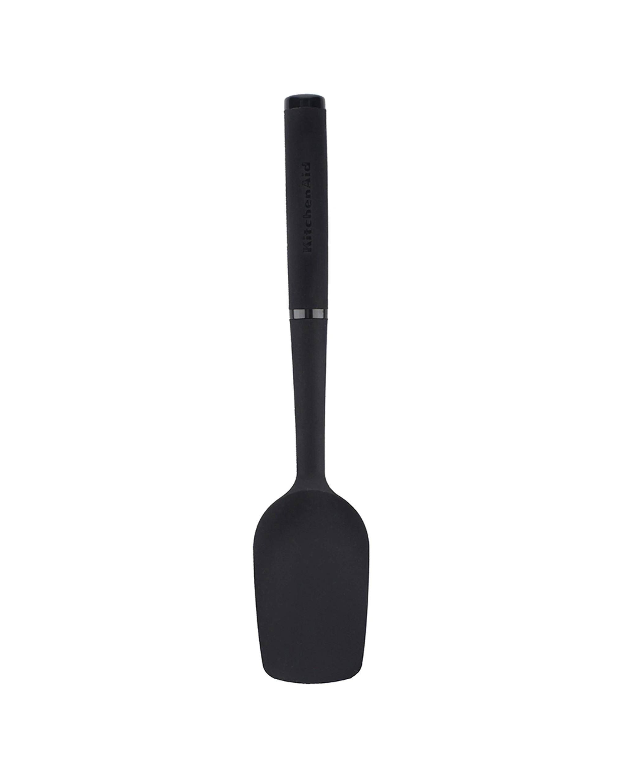 4 KitchenAid 2PK Silicone Soft Touch Spoon Spatula Heat Resistant Non-Slip - Black, 4 of 4