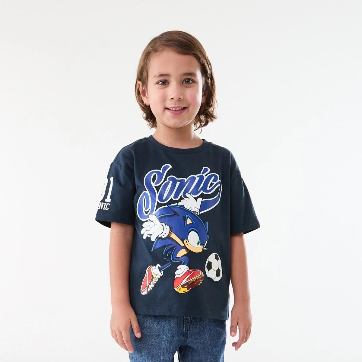 1 Sonic License T-shirt SONIC PLAYS SOCCER, 1 of 8