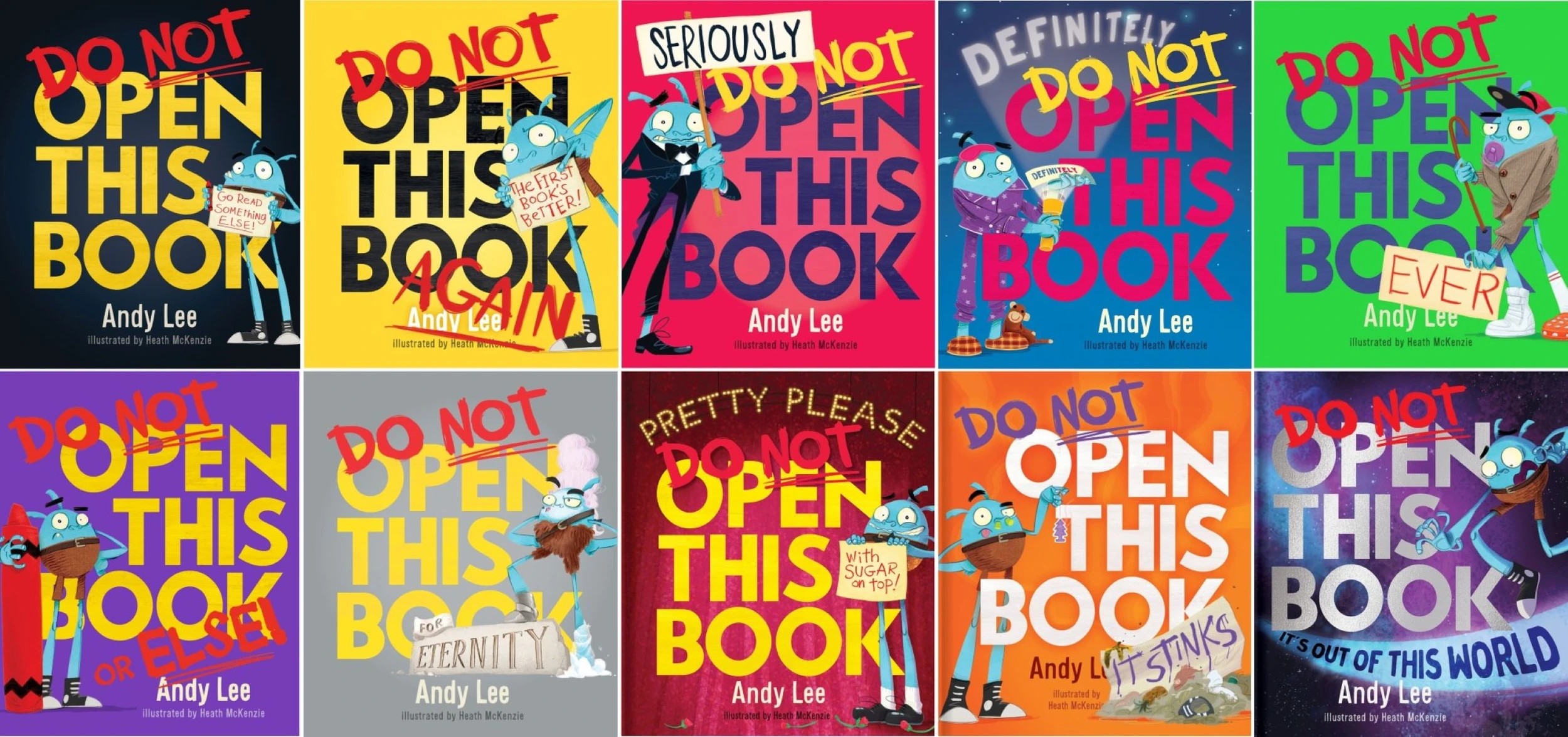 2 Do Not Open These Books by Andy Lee - Book, 2 of 2