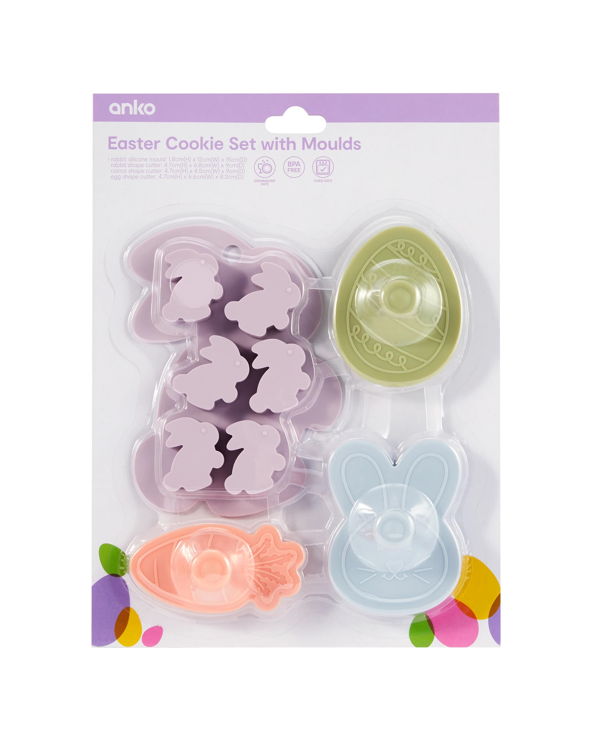 1 Easter Cookie Set with Moulds, 1 of 3
