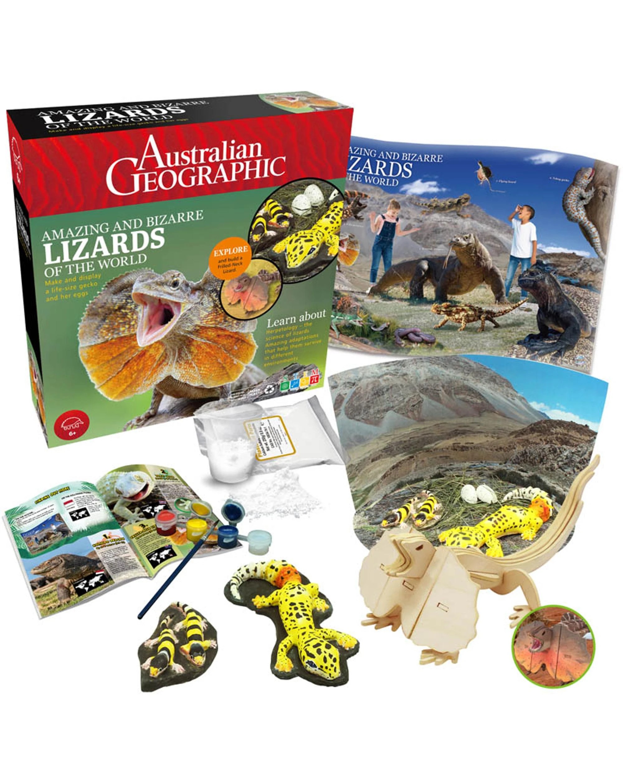 2 Australian Geographic: Amazing and Bizarre Lizards of The World Science Kit, 2 of 2