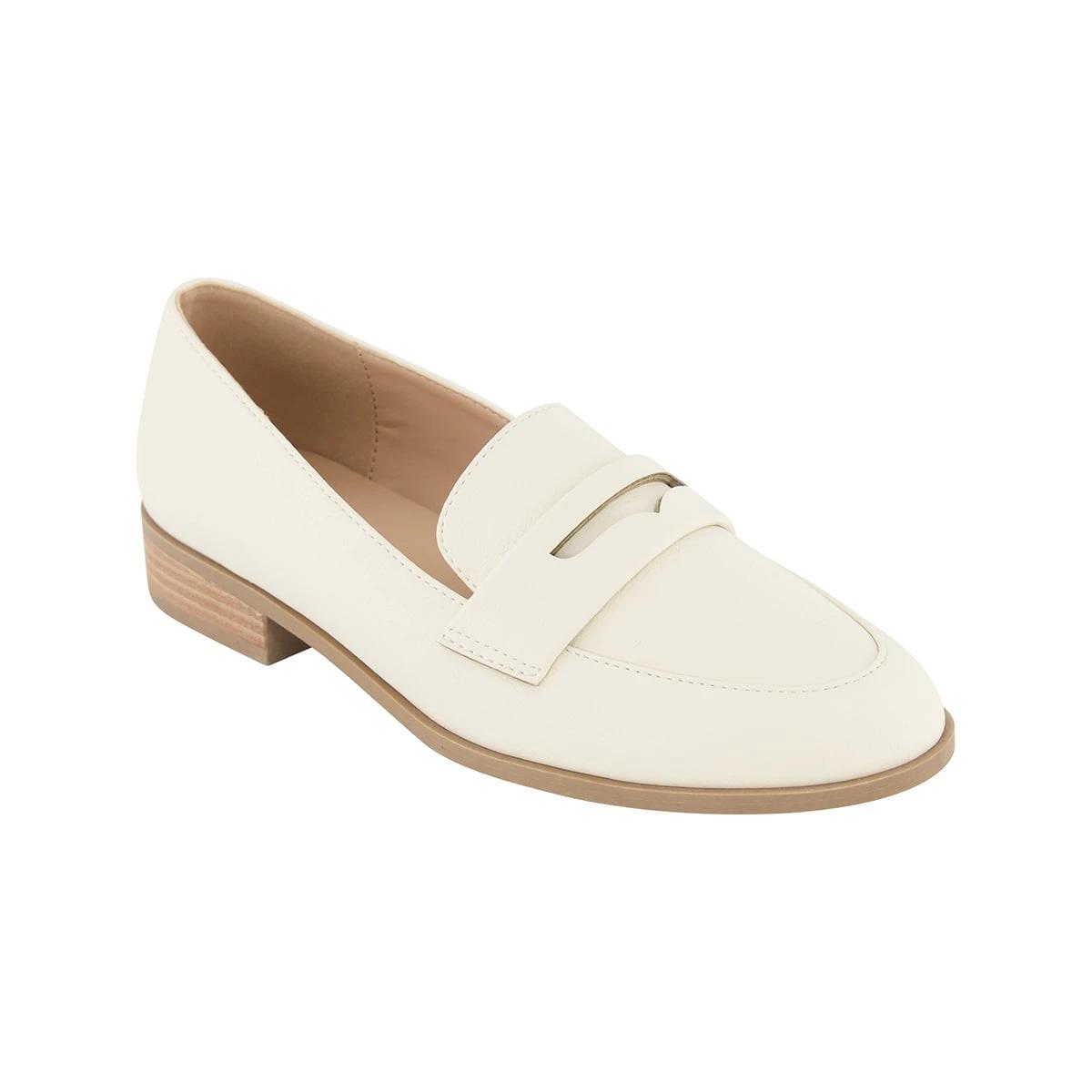 1 Saddle Loafer Flats Bge Almnd, 1 of 5
