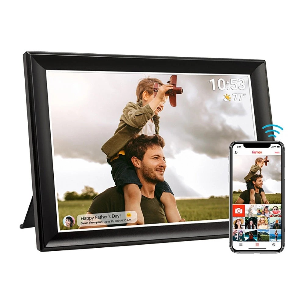 1 Nivo Frameo 10.5-inch HD Smart Wi-Fi Digital Photo Frame - Black, 1 of 1