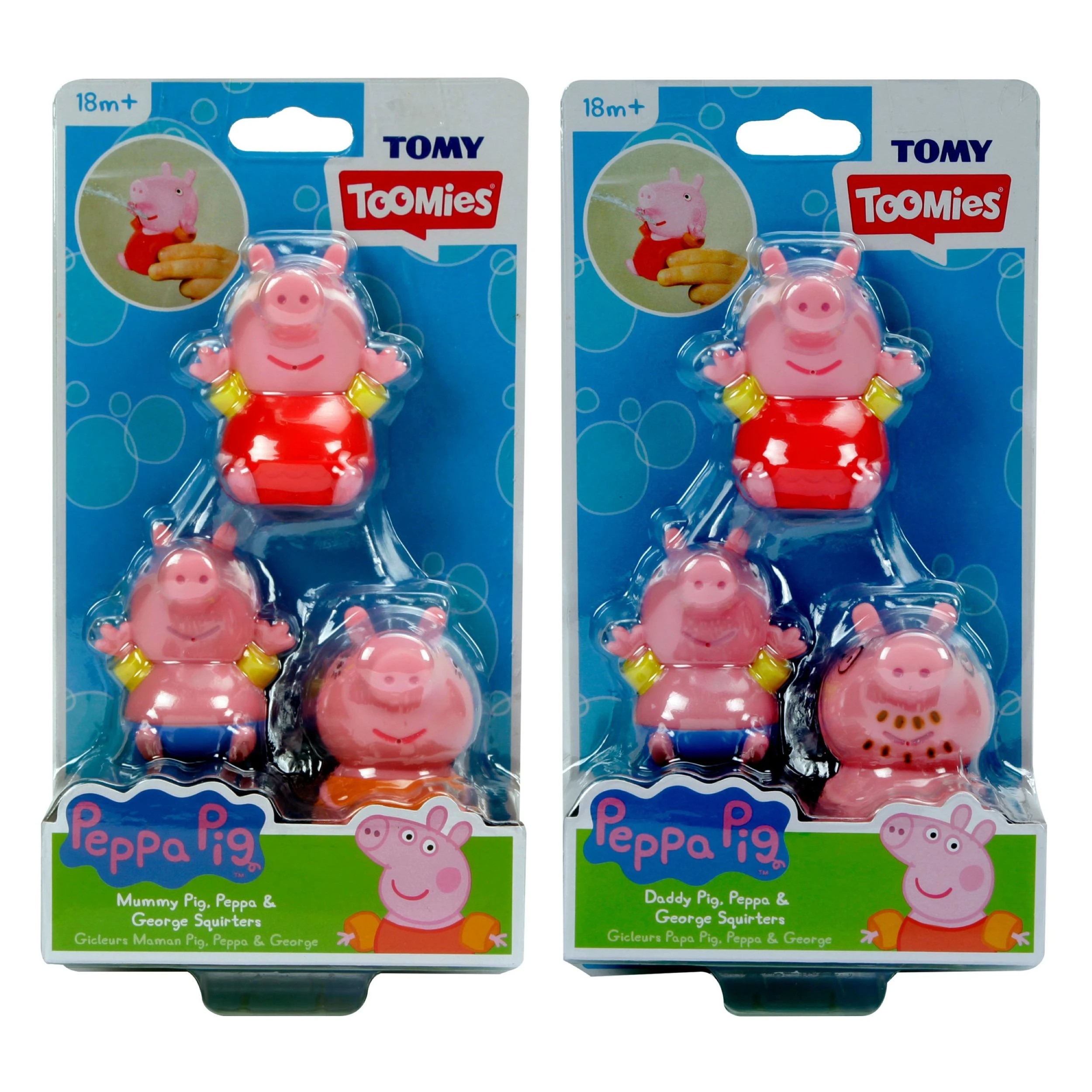 1 Peppa Pig 3 Pack Family Squirters - Assorted - Multi, 1 of 2