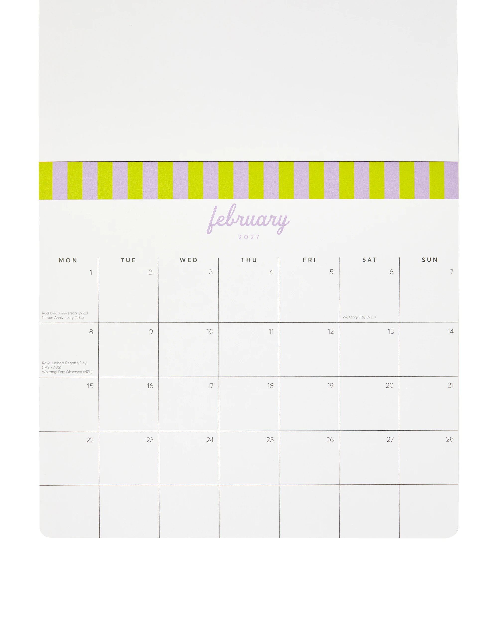 2 2027 Magnetic Stripe Calendar, 2 of 5