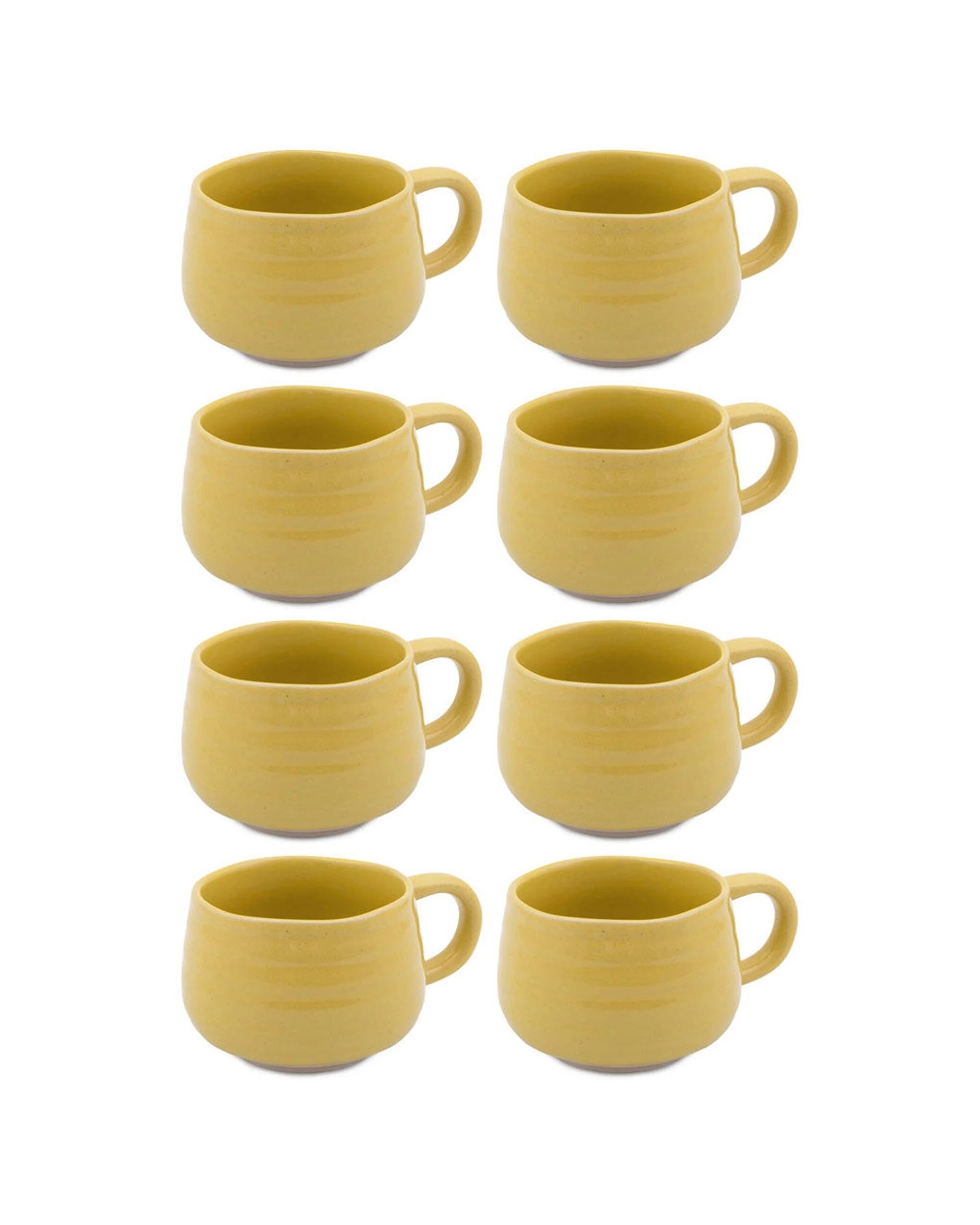 1 Jamie Oliver 8PK Big Love Cosy Cuppa Mug 375ml Stoneware Durable Everyday Use - Yellow, 1 of 6