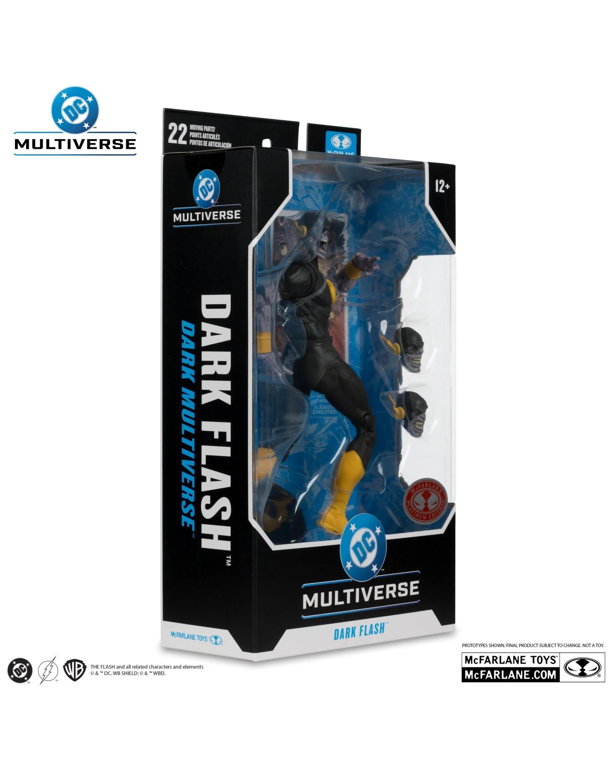 8 DC Multiverse Dark Multiverse Dark Flash Red Platinum Edition 7 inch Action Figure, 8 of 9