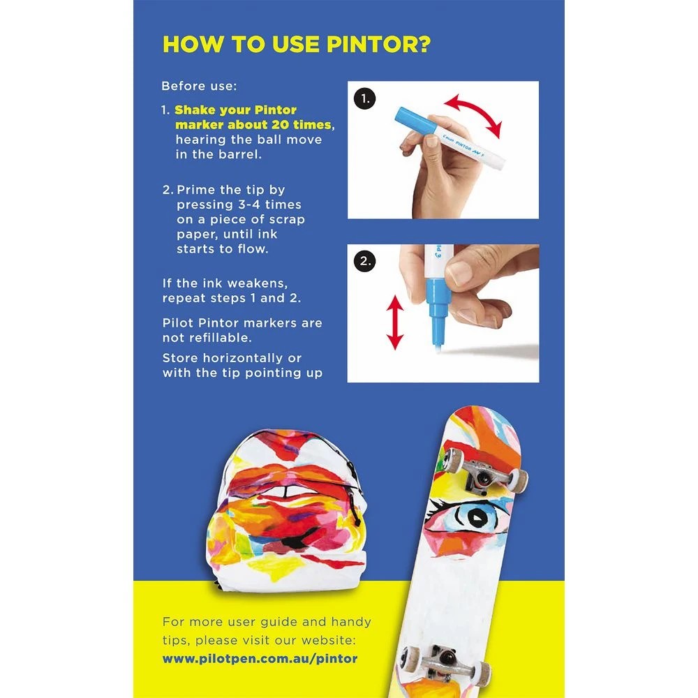 3 PILOT Pintor Paint Marker 0.7mm White, 3 of 5