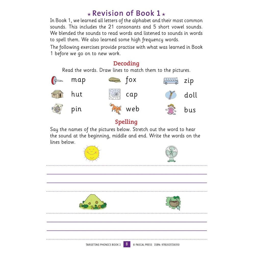4 Targeting Phonics Book 2, 4 of 8