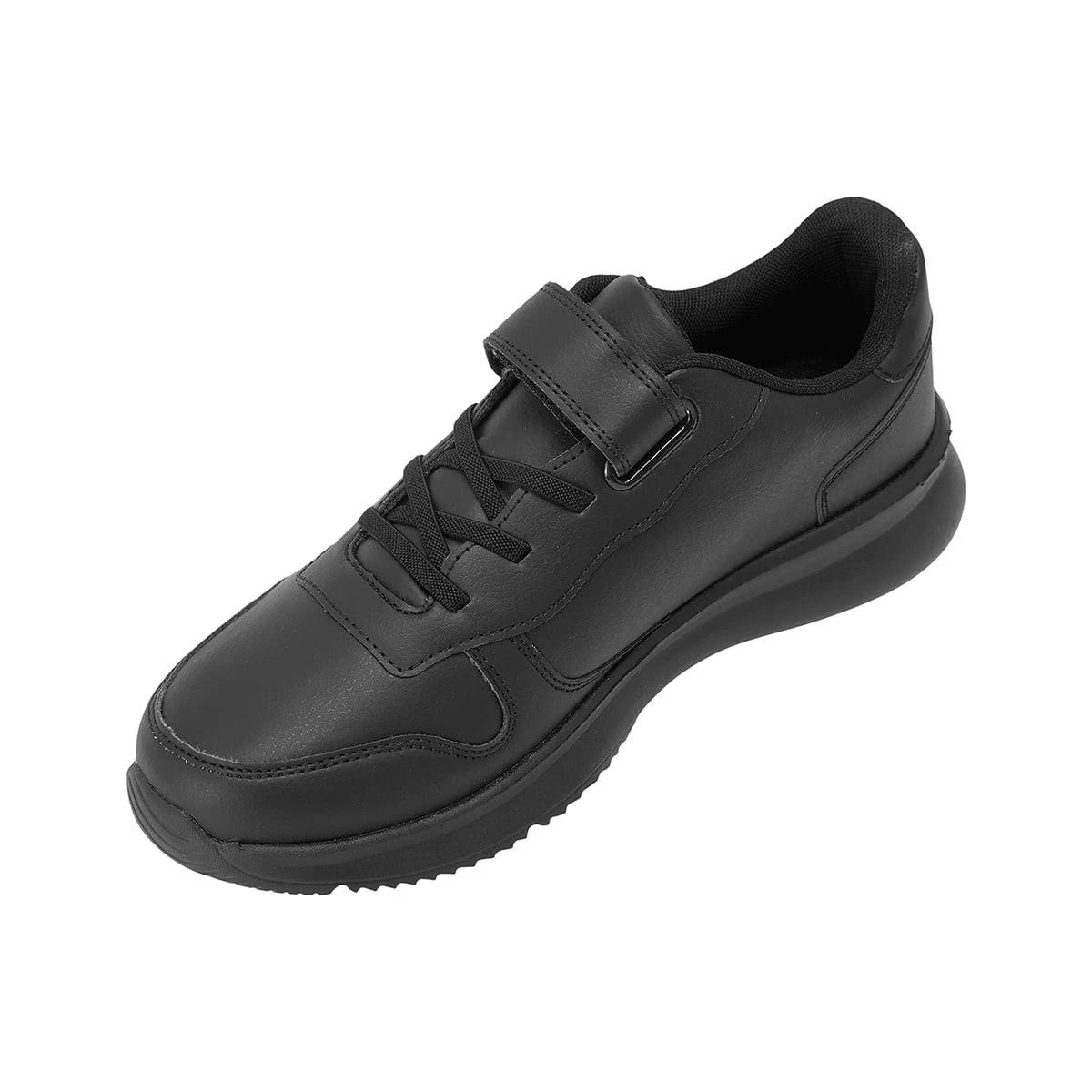 3 Adjustable Combo PU Sneakers BLACK, 3 of 5