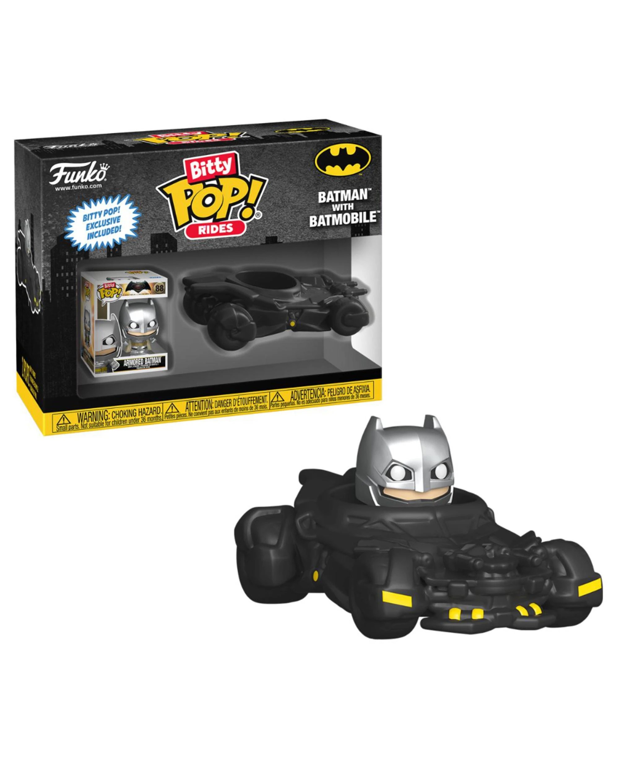 1 Batman Batman V Superman Armoured Batman with Batmobile Bitty Ride Funko POP! Vinyl, 1 of 6