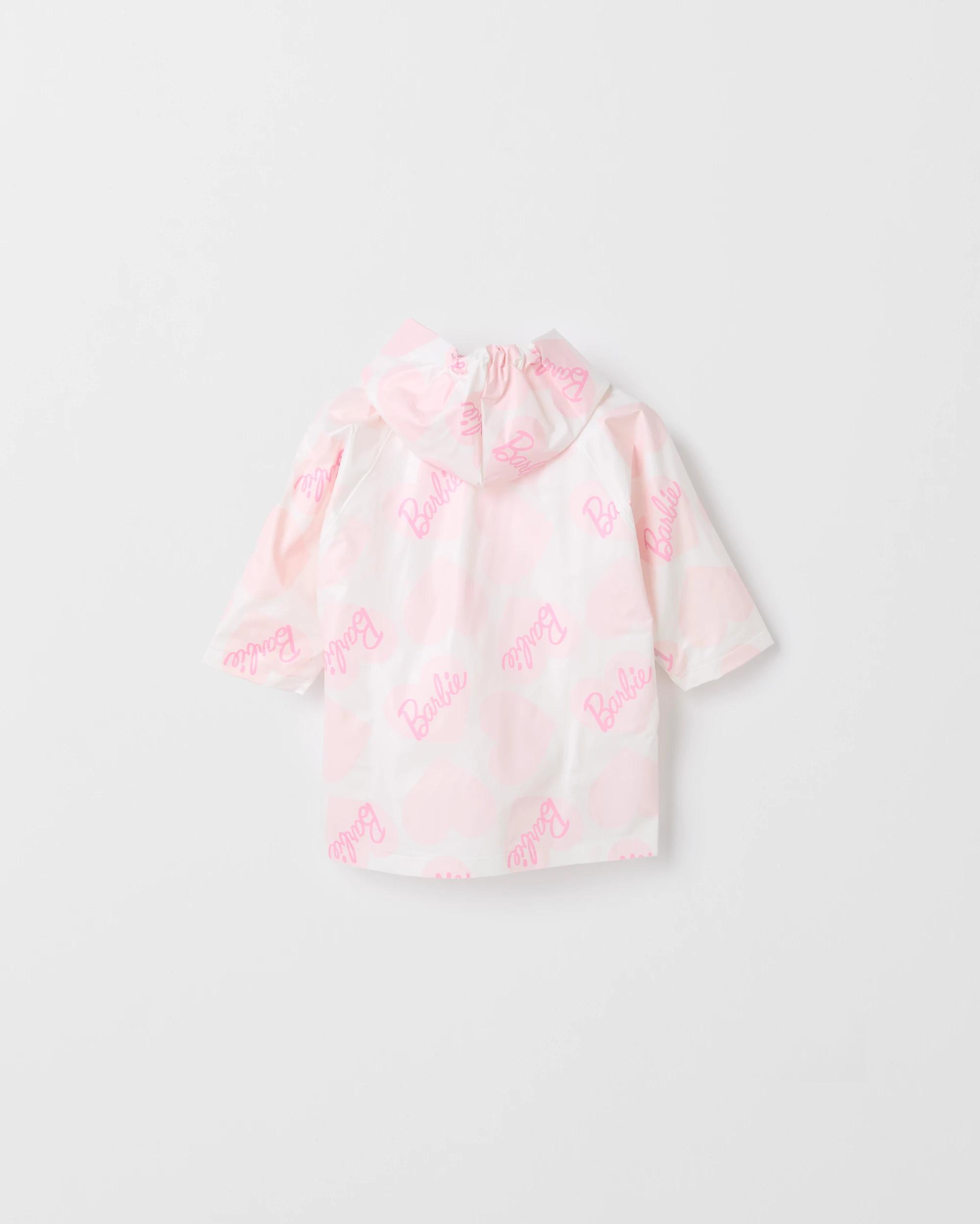 3 Kids Licensed Barbie Raincoat BARBIE HEARTS, 3 of 3