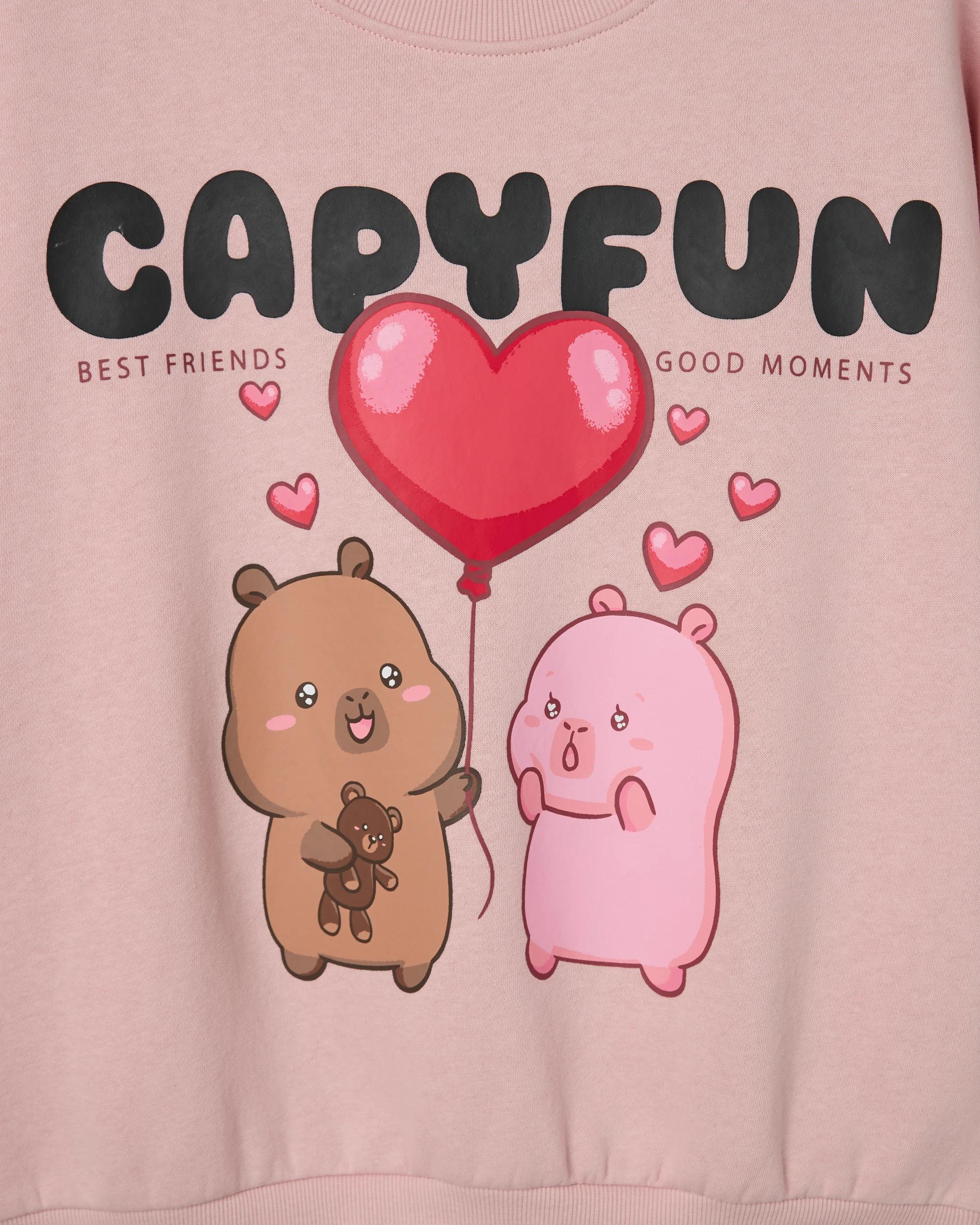 2 CapyFun Australian Cotton Blend Jumper PINK CAPYFUN LOTUS, 2 of 2