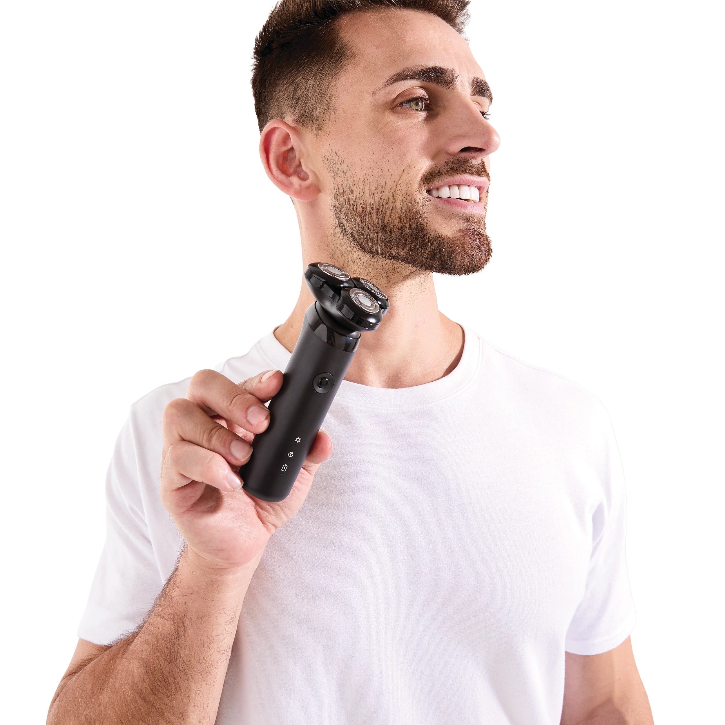 1 Compact Rotary Shaver - Black, 1 of 8