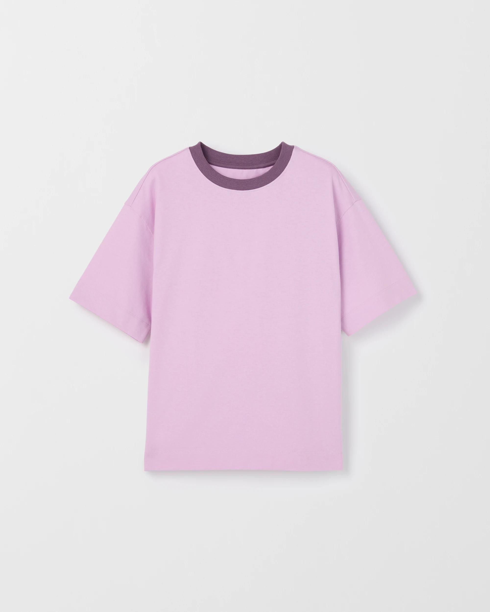 6 Target Kids Organic Cotton Heavyweight Oversized Washed T-Shirt PURPLE, 6 of 7