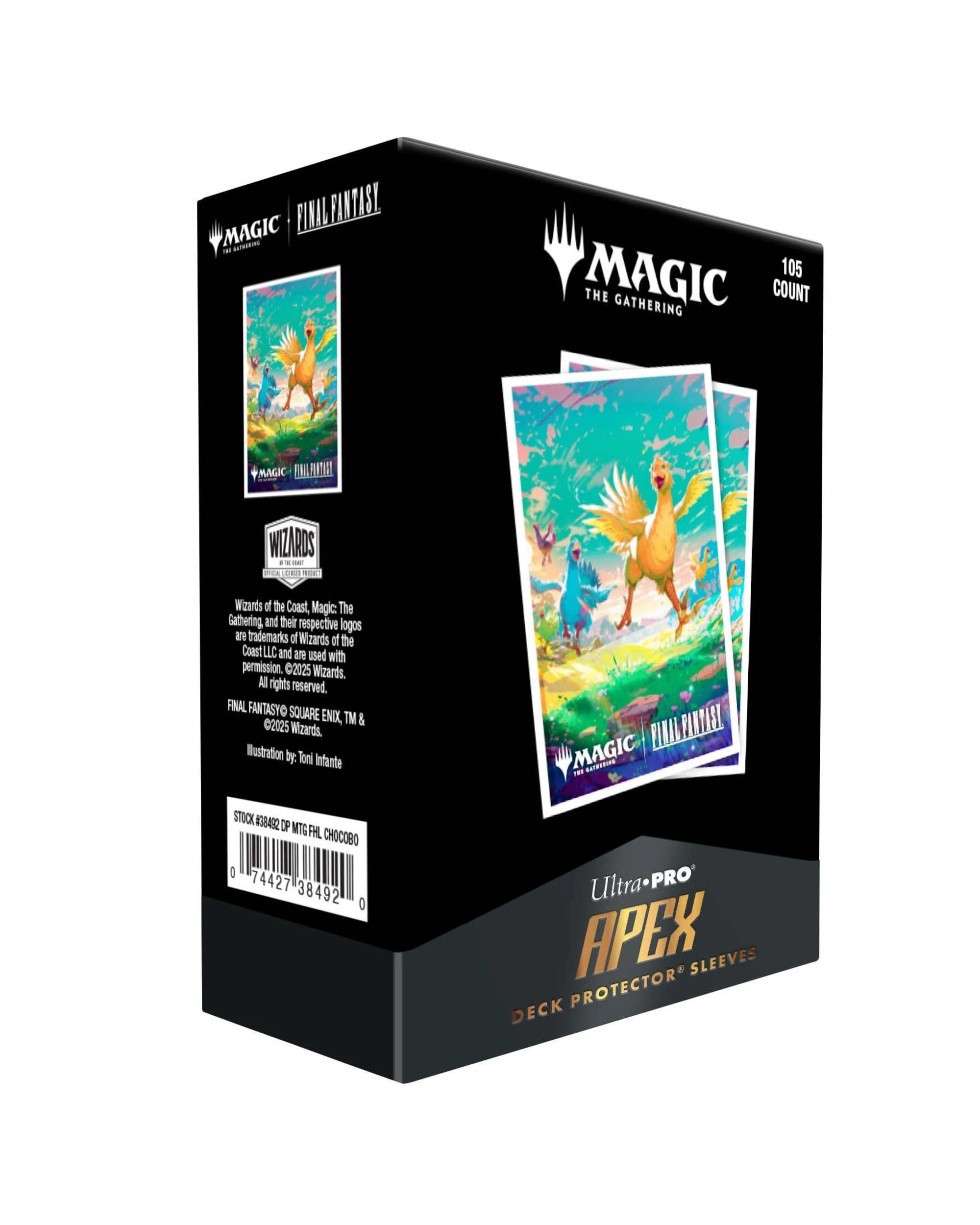 1 Ultra Pro Magic the Gathering Final Fantasy Chocobo Apex Deck Protector Sleeves - 105 Pack, 1 of 1