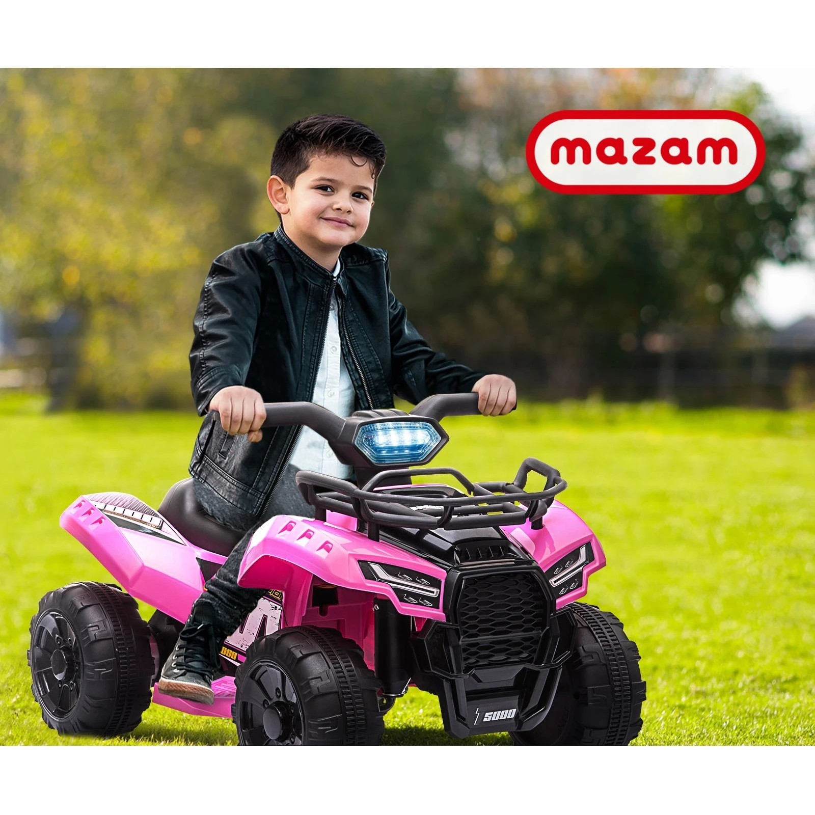 7 Mazam Ride On Car Electric Atv Bike Vehicle For Toddlers Kids Rechargeable
 - Pink, 7 of 10