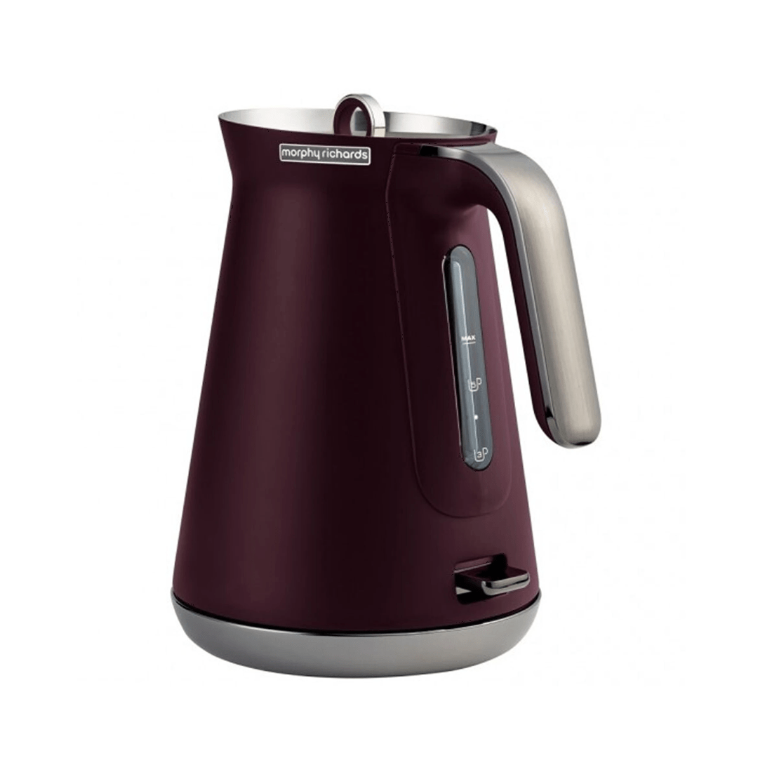2 Morphy Richards 1.5l 2200w Cordless Water Kettle  Aspect W/blk Chrome Base - Red, 2 of 6