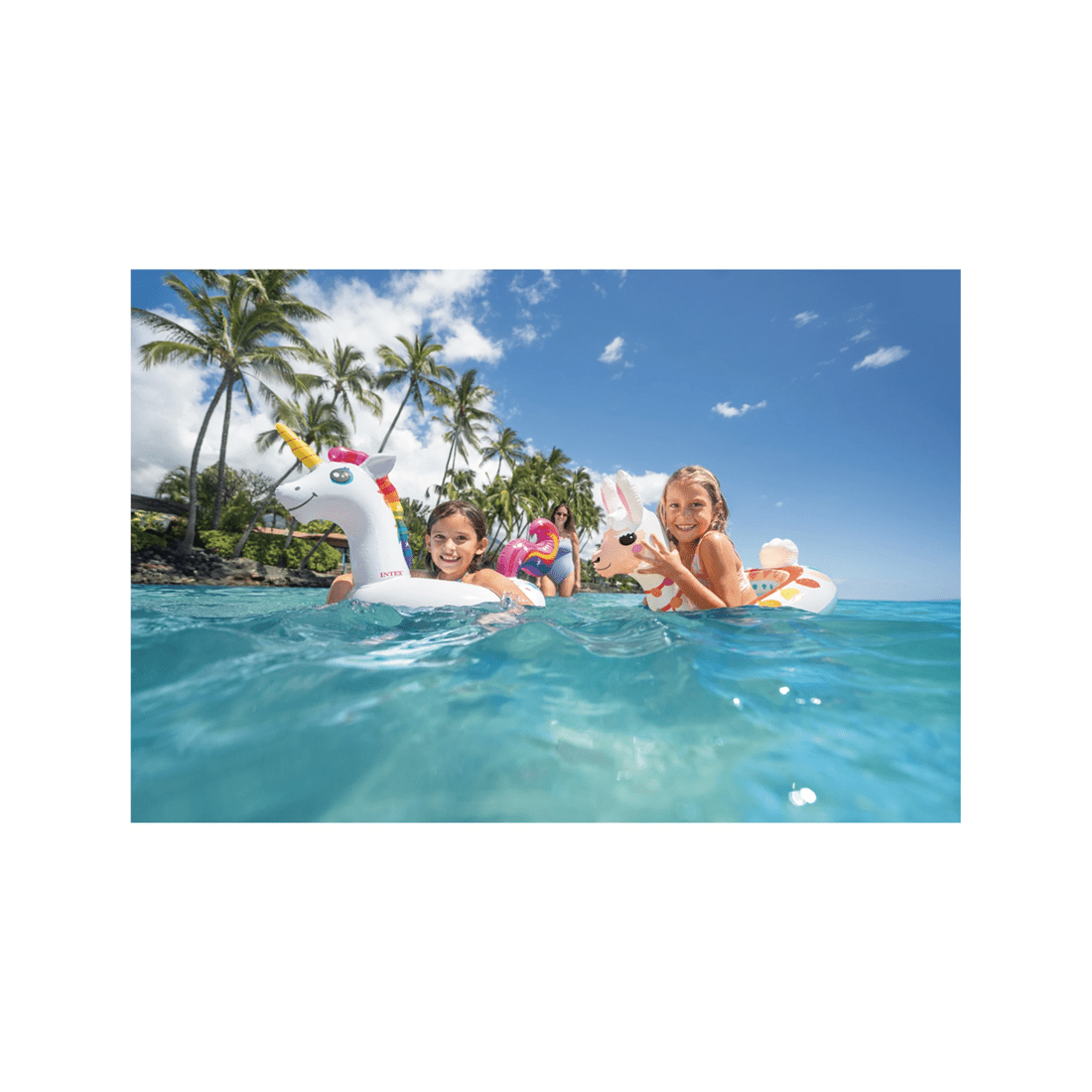 5 INTEX Big Animal Kids Children Inflatable Pool Rings - Assorted Vinyl - 1 X - Multi, 5 of 9