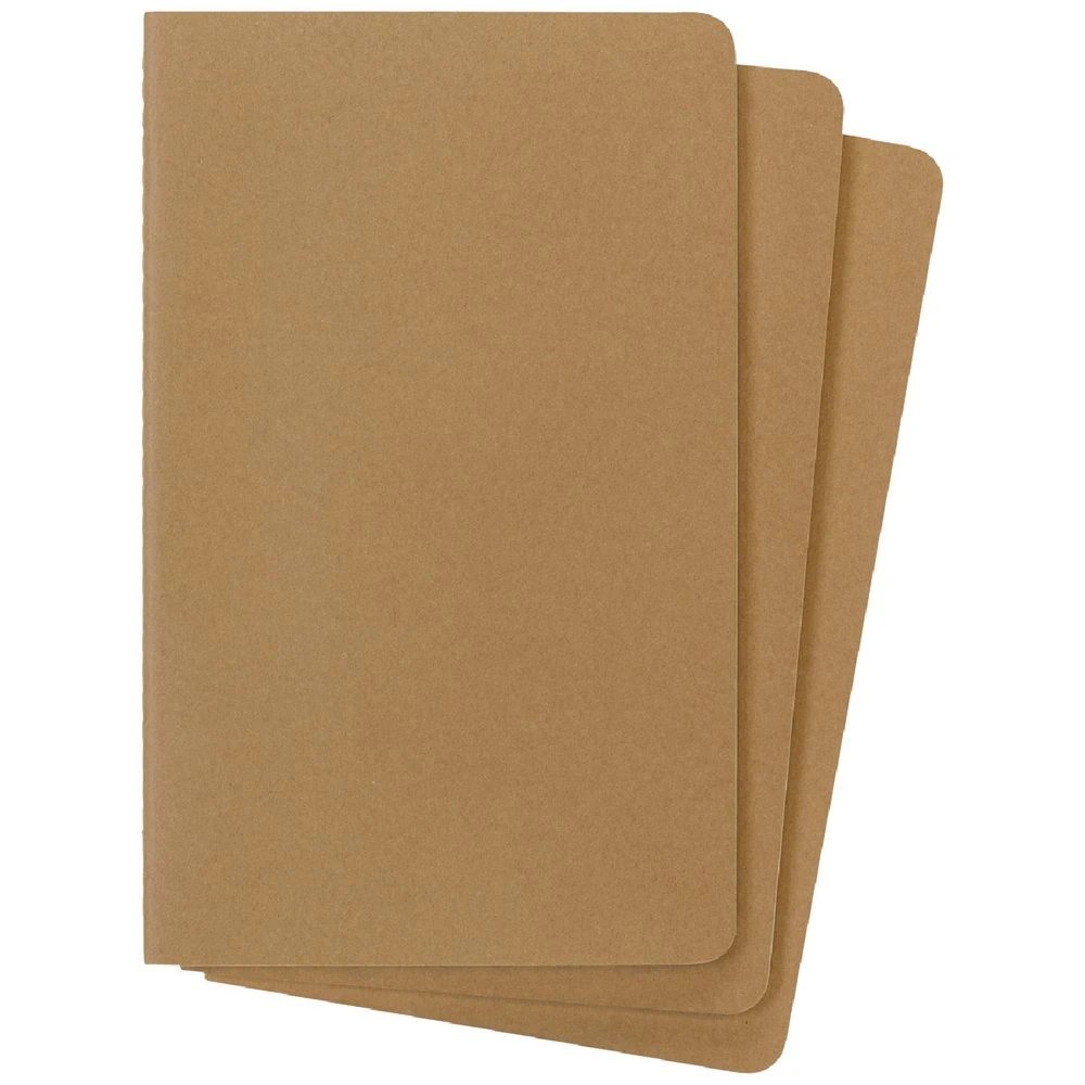 2 Moleskine Cahier Ruled Notebooks Large Kraft 3 Pack, 2 of 5