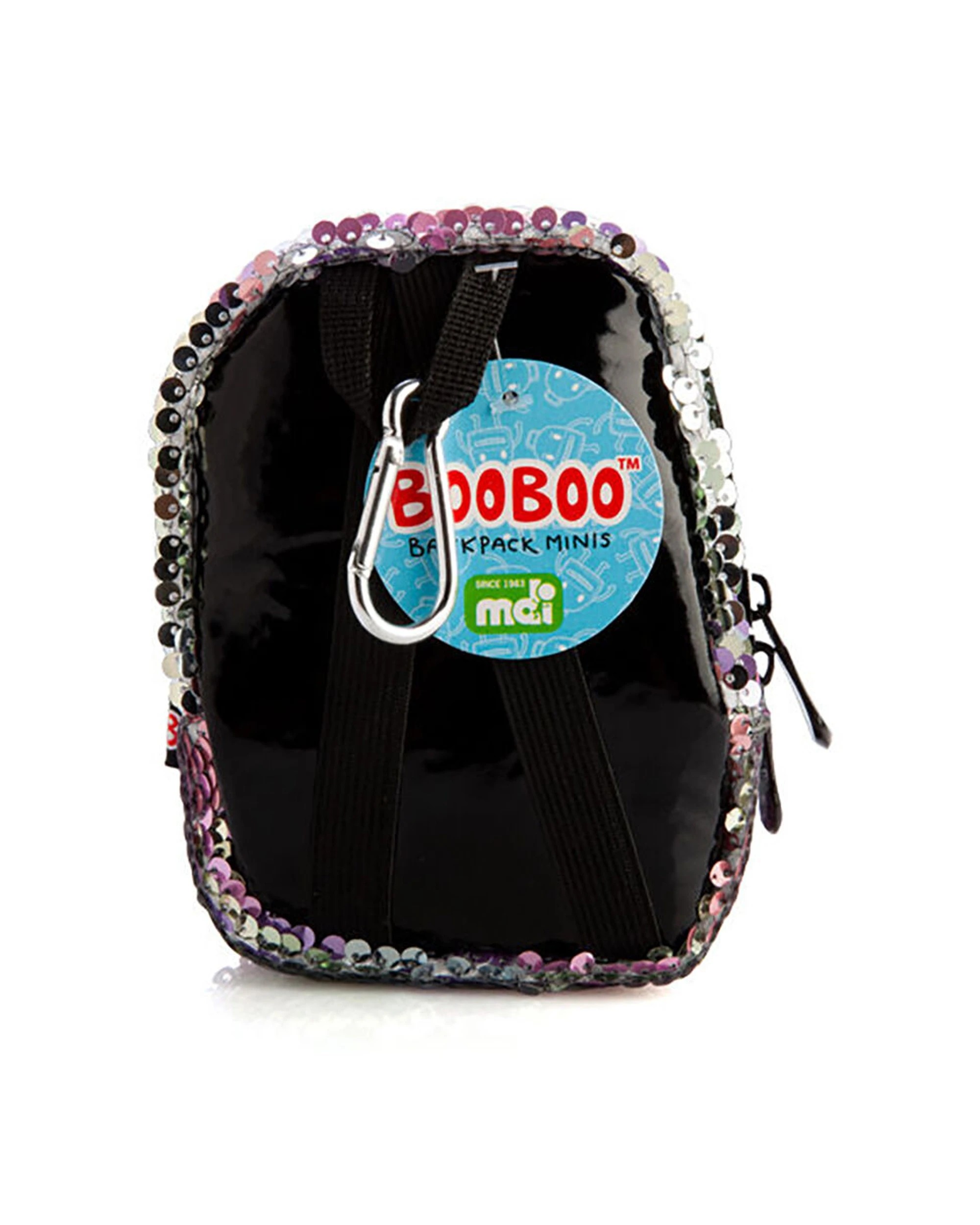 3 MDI BooBoo Kid's Backpack Mini's Sequin Mini Bag 11x13cm 3y+ - Pink, 3 of 5