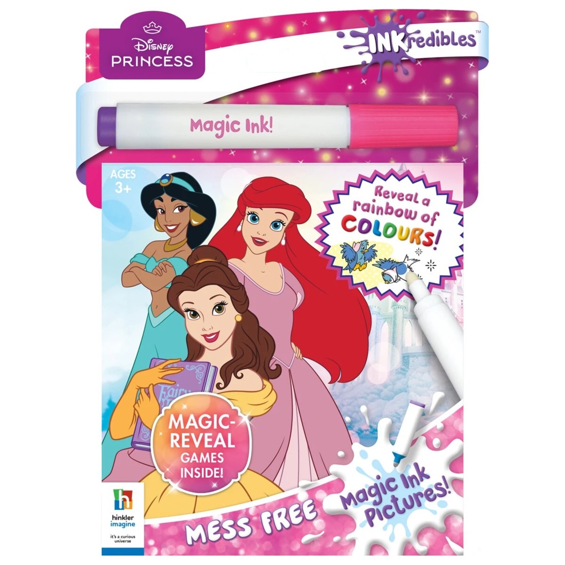 1 INKredibles Disney Princess Magic Ink Pictures - Book, 1 of 2