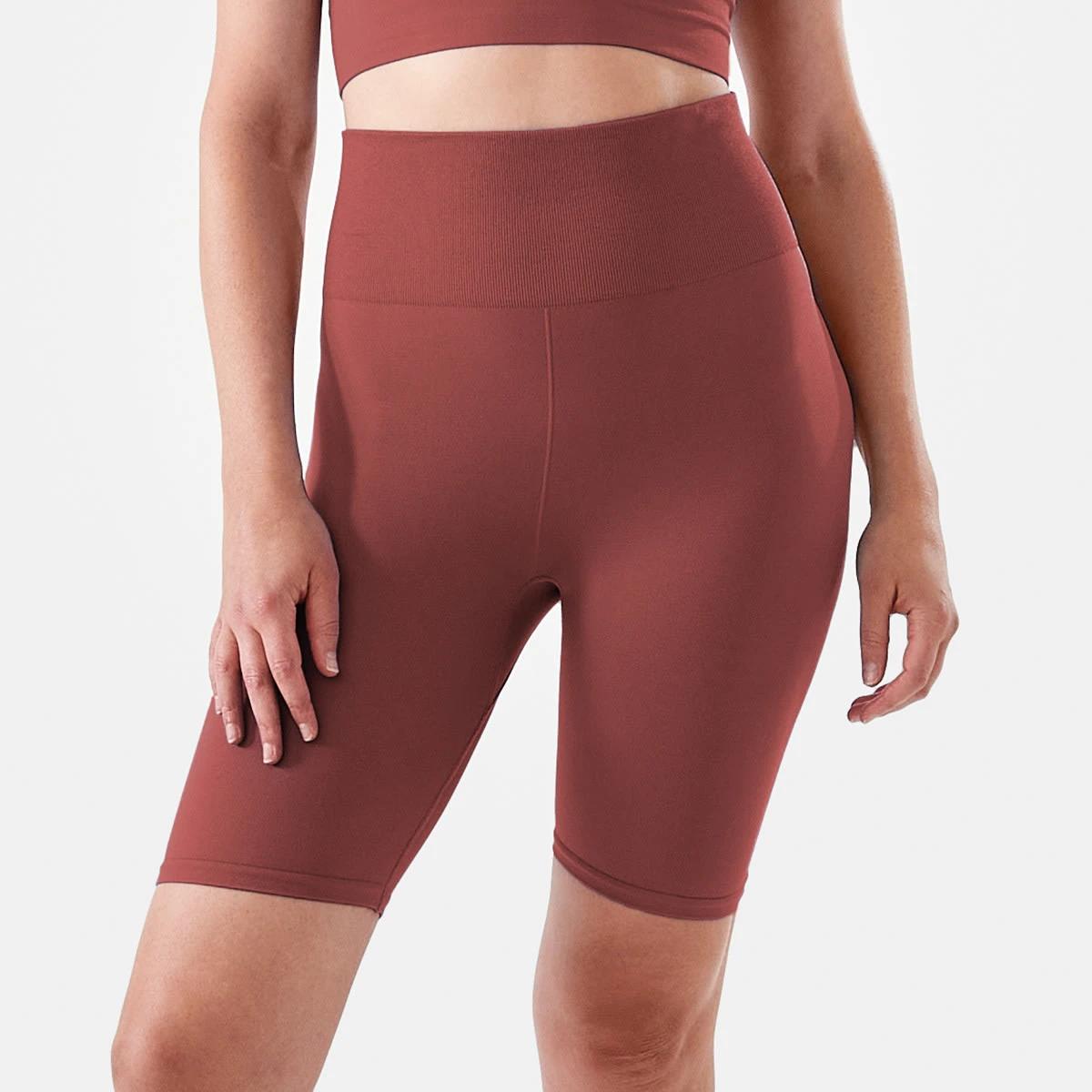 1 Active Womens Seamfree Bike Shorts Logan Red, 1 of 5