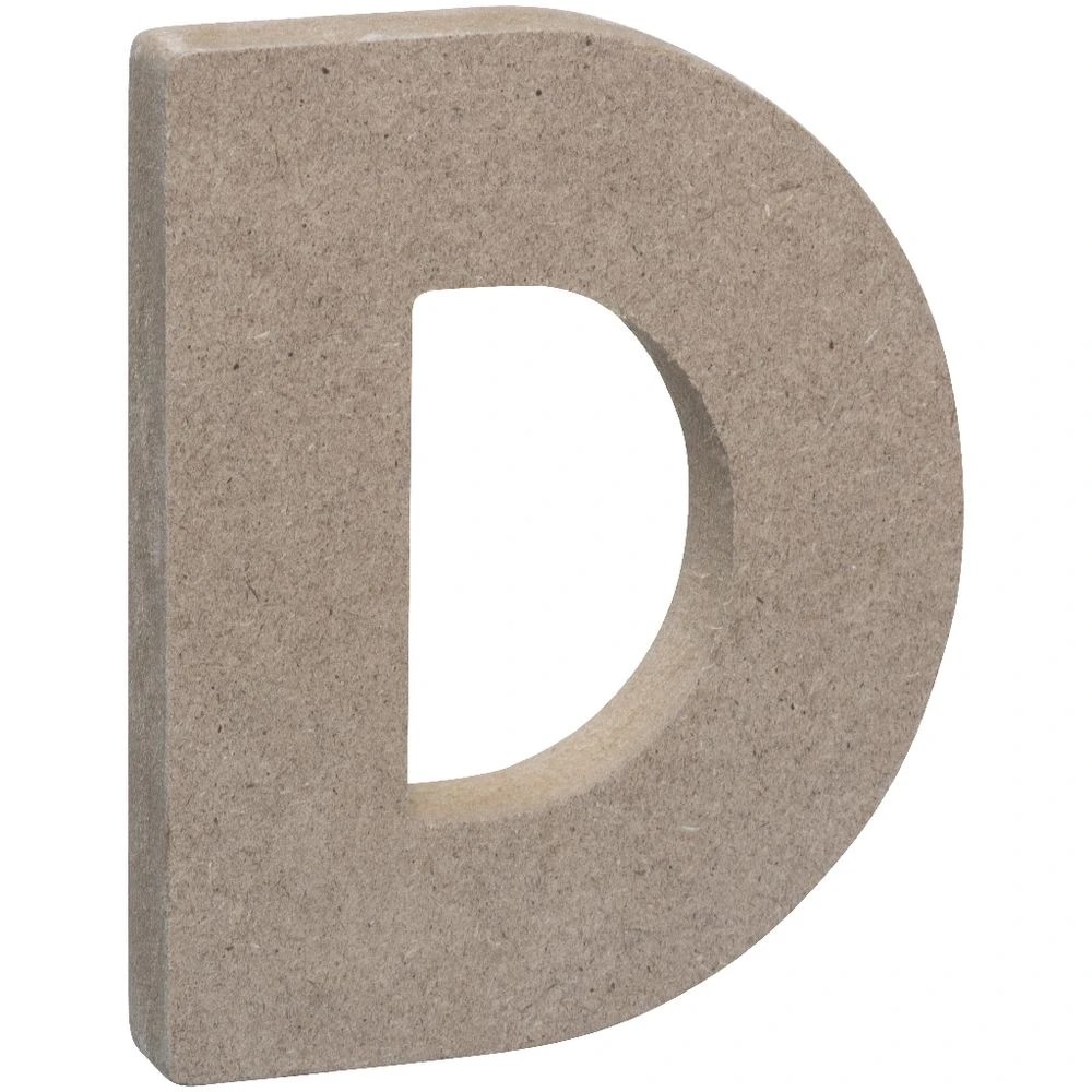 3 Born Wooden Alphabet Letter D 10cm, 3 of 3