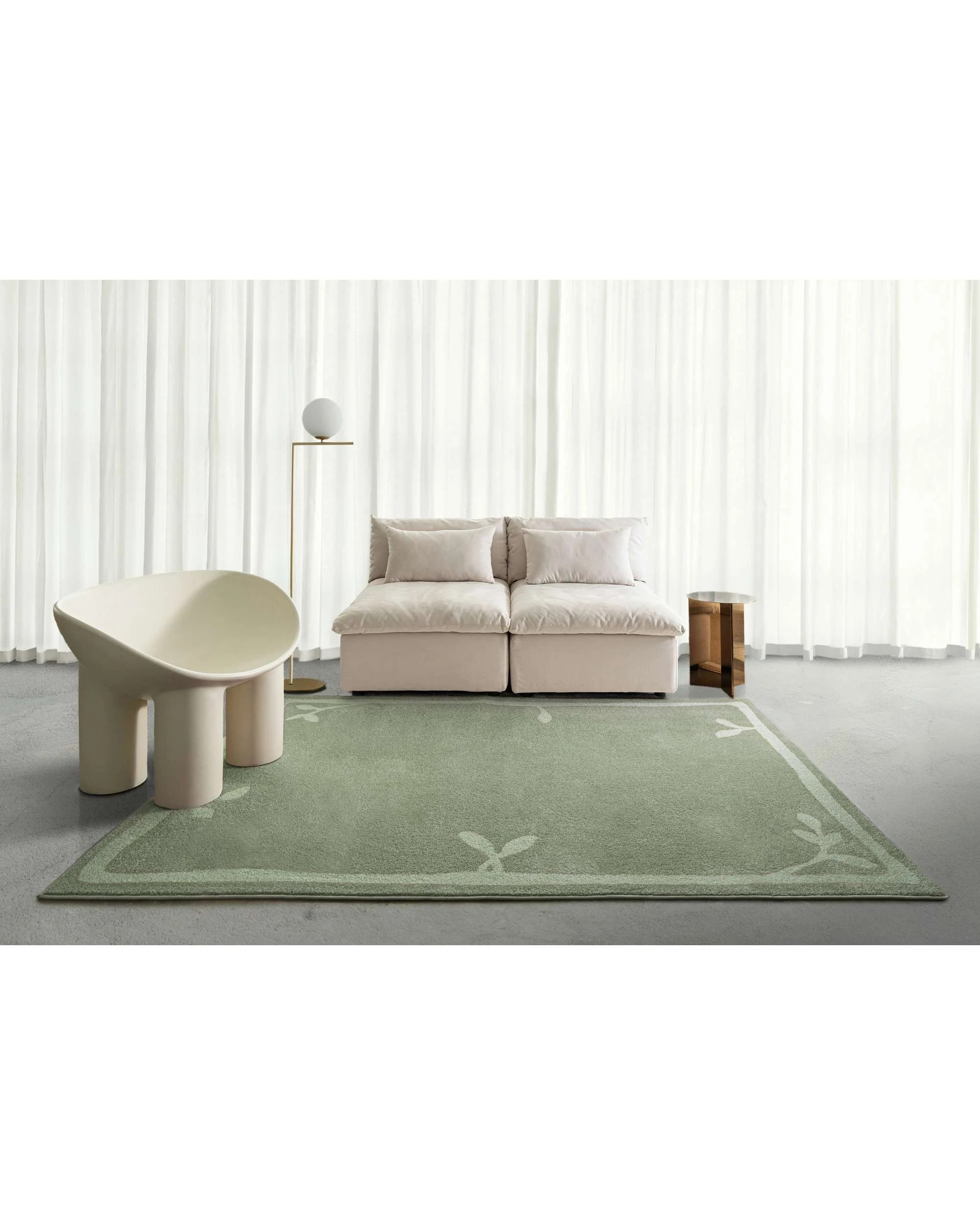 2 Loopsie Naxos and Sage Rug-330cm x 240cm - Green, 2 of 8