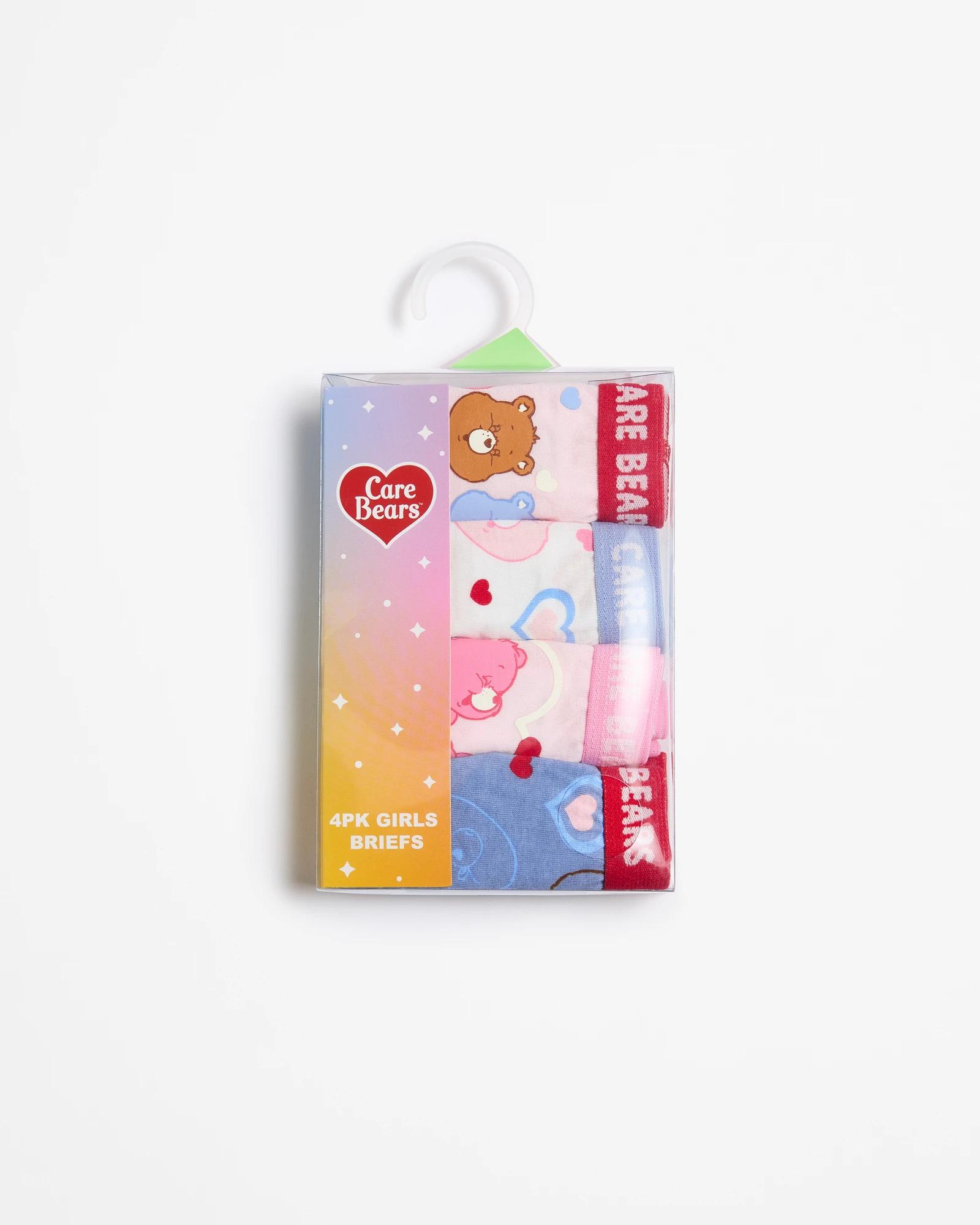 2 Care Bears Younger Girls Briefs 4 Pack MULTI, 2 of 2