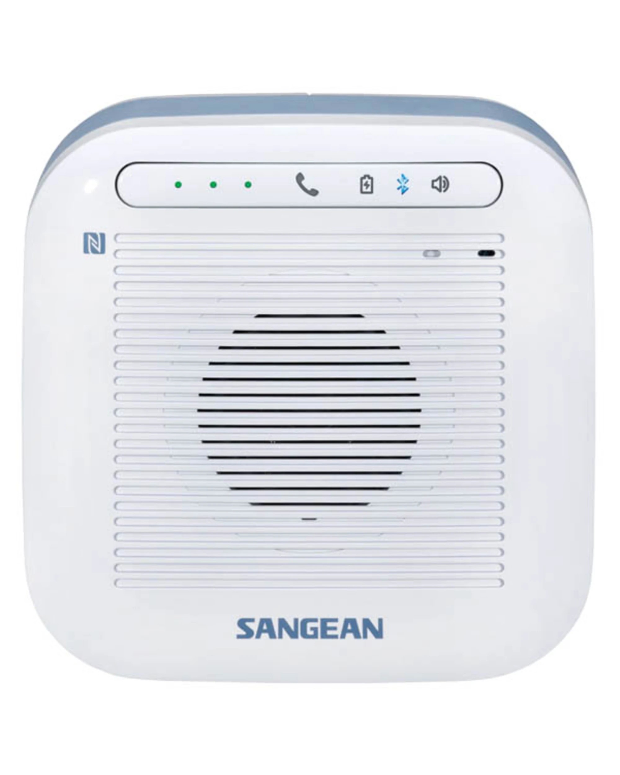 2 Sangean H200 Portable Waterproof Bluetooth Speaker - White / Blue, 2 of 2
