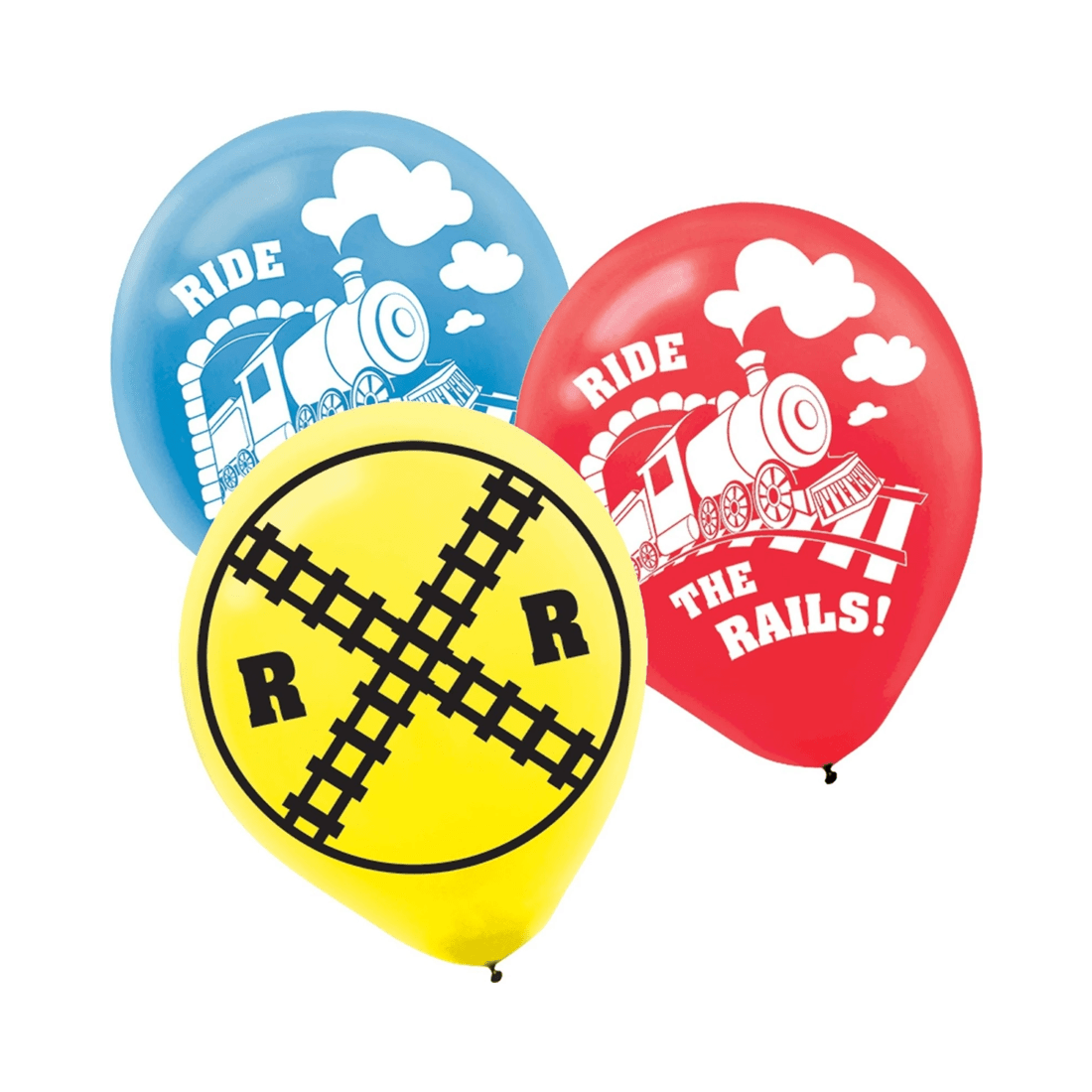 1 Amscan Thomas The Tank Engine All Aboard Balloons Pack of 6, 1 of 1