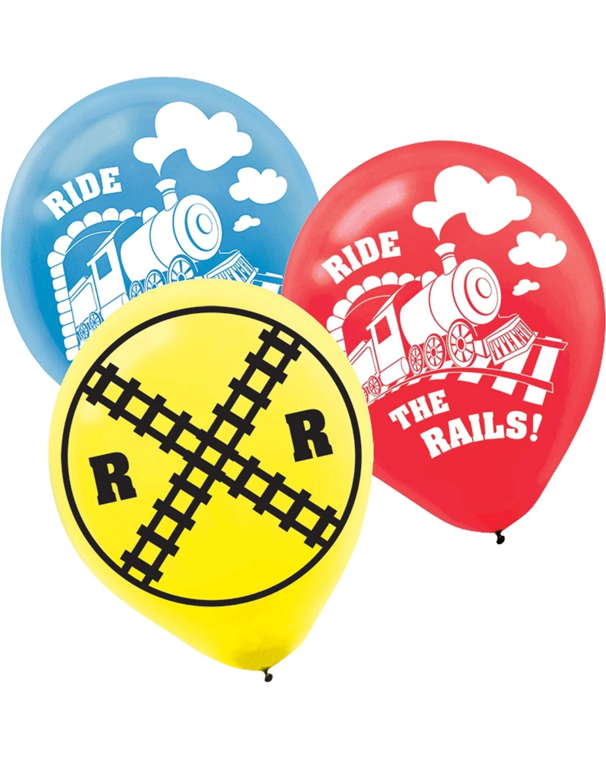 1 Amscan Thomas The Tank Engine All Aboard Balloons Pack of 6, 1 of 1