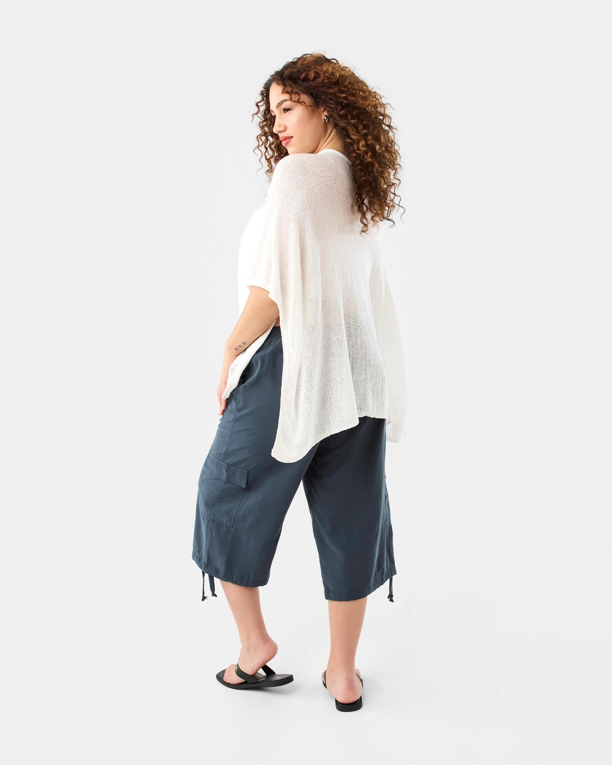 4 Cargo Capri Blu Grisle, 4 of 6