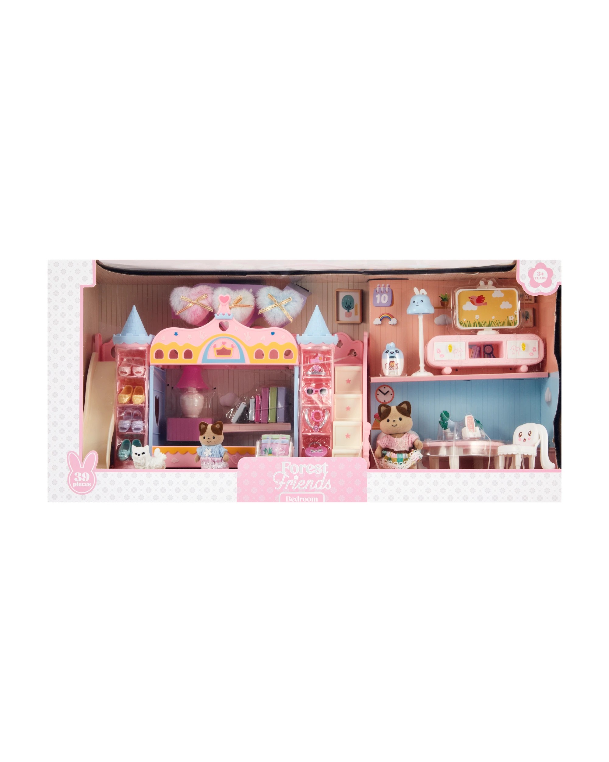 1 39 Piece Forest Friends: Bedroom Playset, 1 of 4