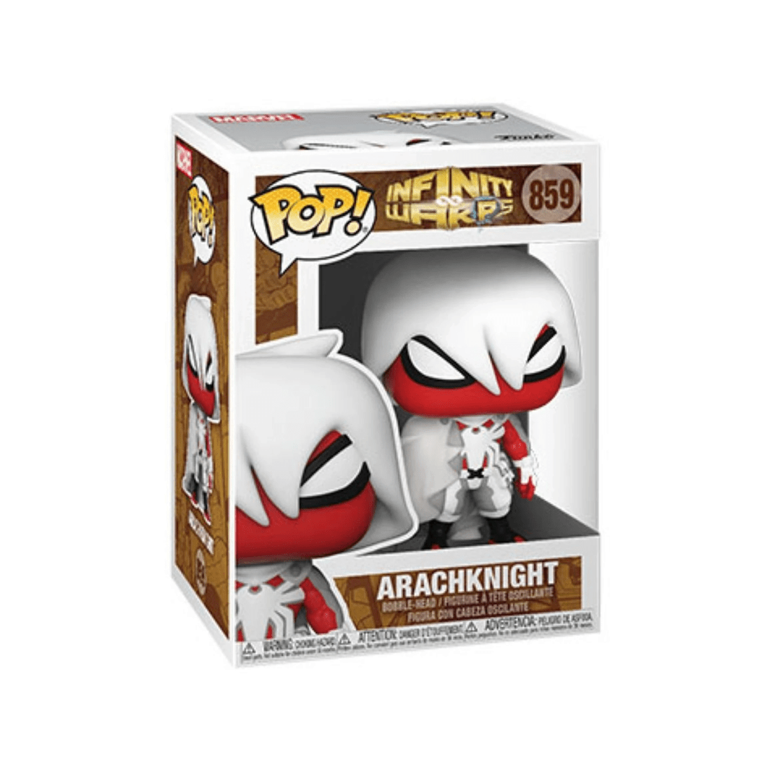3 Pop Vinyl Figurine Infinity Warps - Arachknight Vinyl Action Figure 10cm - Red, 3 of 3
